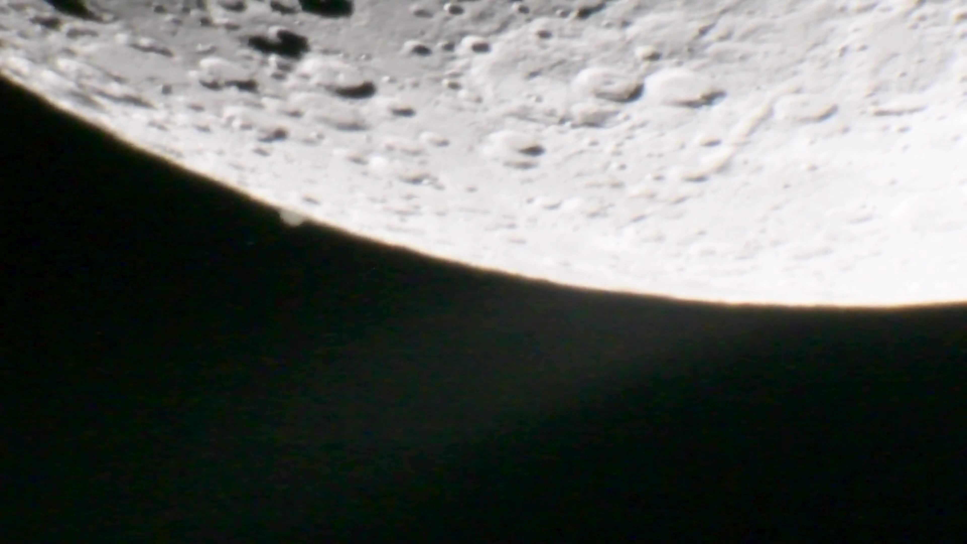 Saturn Lunar Occultation Through A Telescope