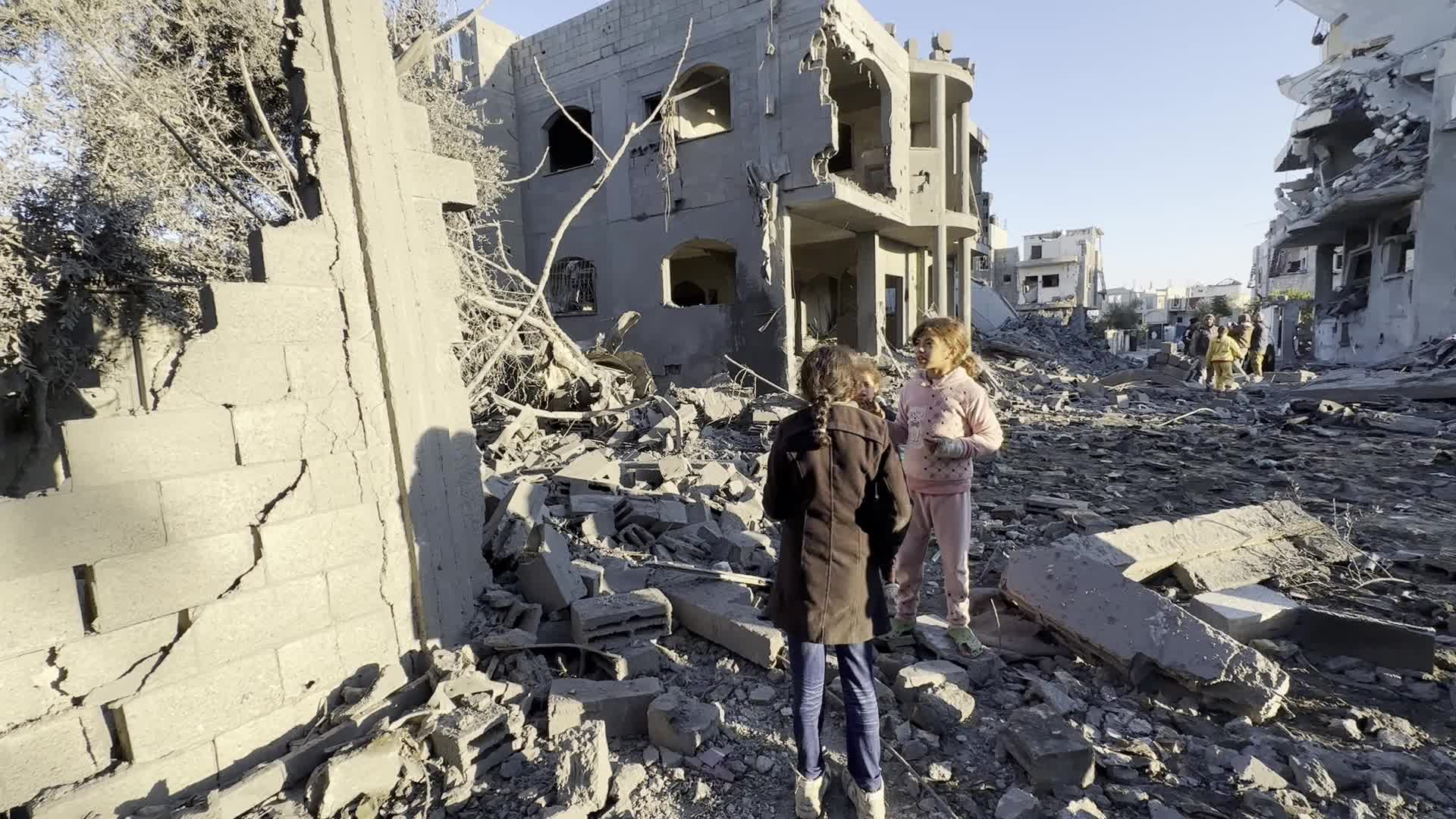 Israeli Airstrike At Al Maghazi refugee camp In Gaza
