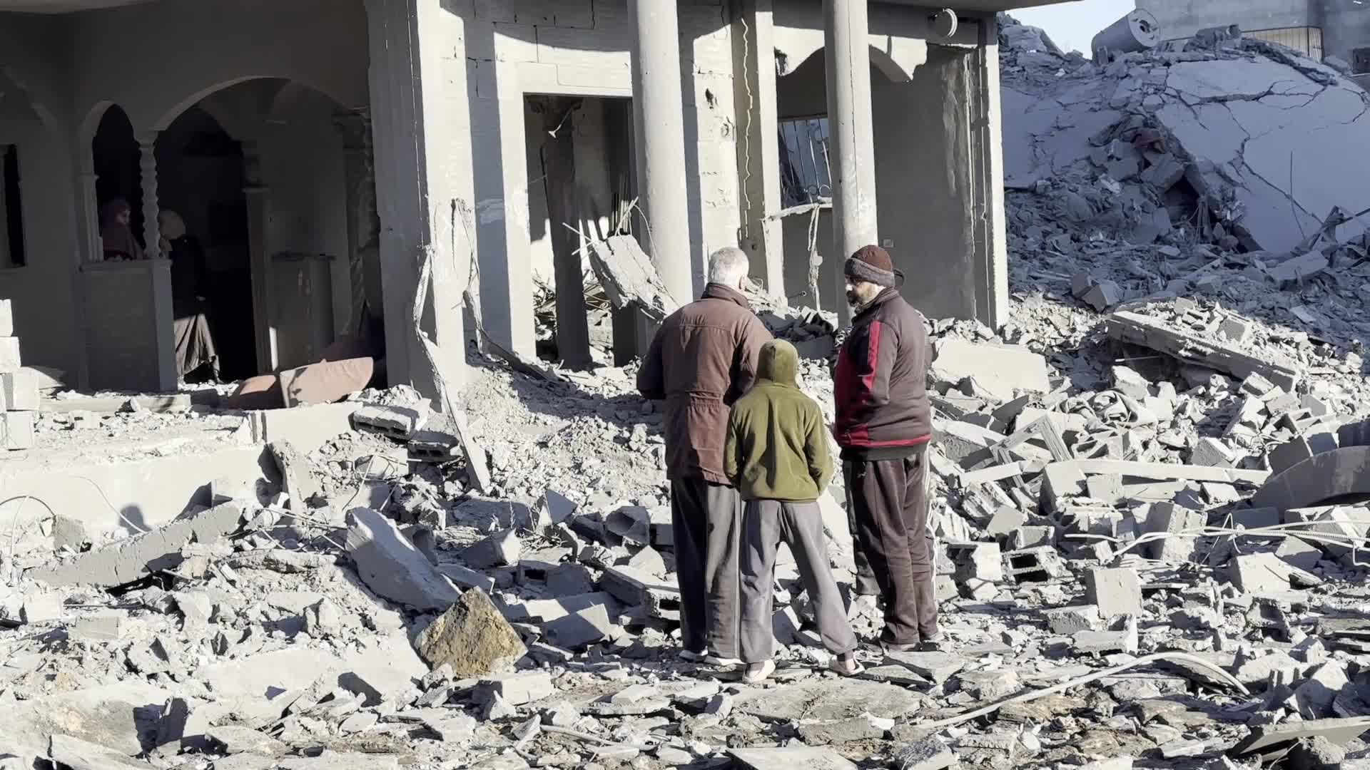 Israeli Airstrike At Al Maghazi refugee camp In Gaza