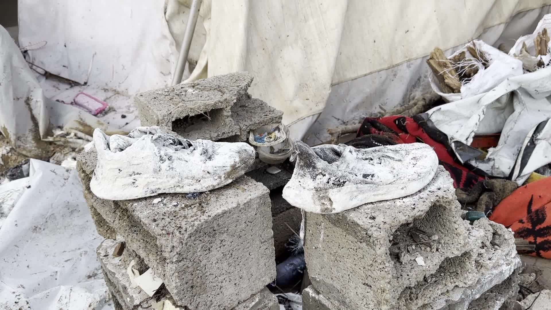 Aftermath of Israeli Airstrike in Gaza, Palestine
