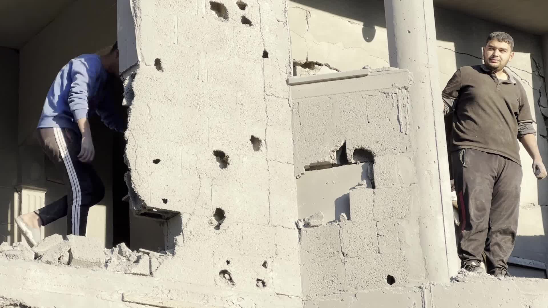 Israeli Airstrike At Al Maghazi refugee camp In Gaza