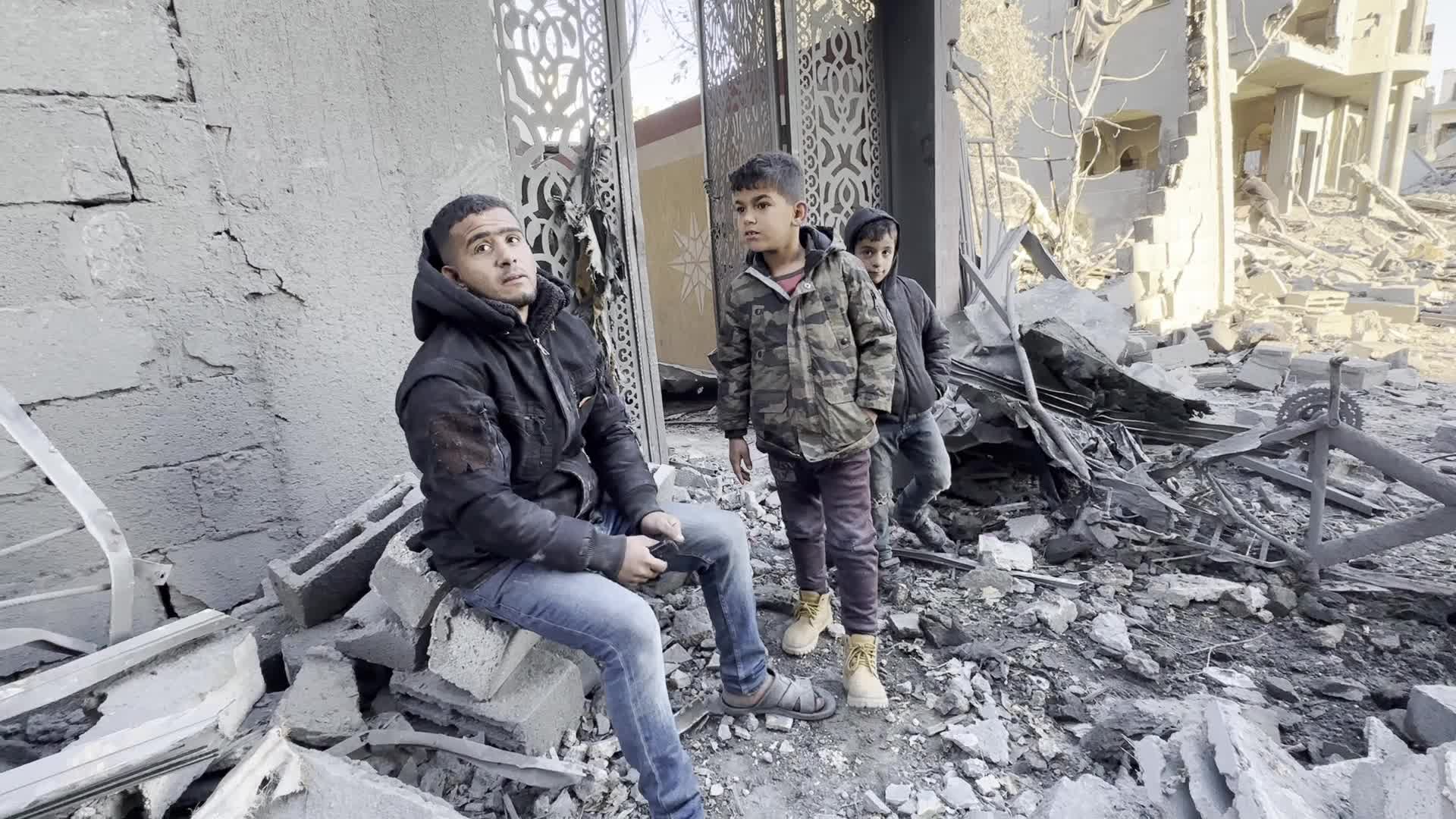 Israeli Airstrike At Al Maghazi refugee camp In Gaza