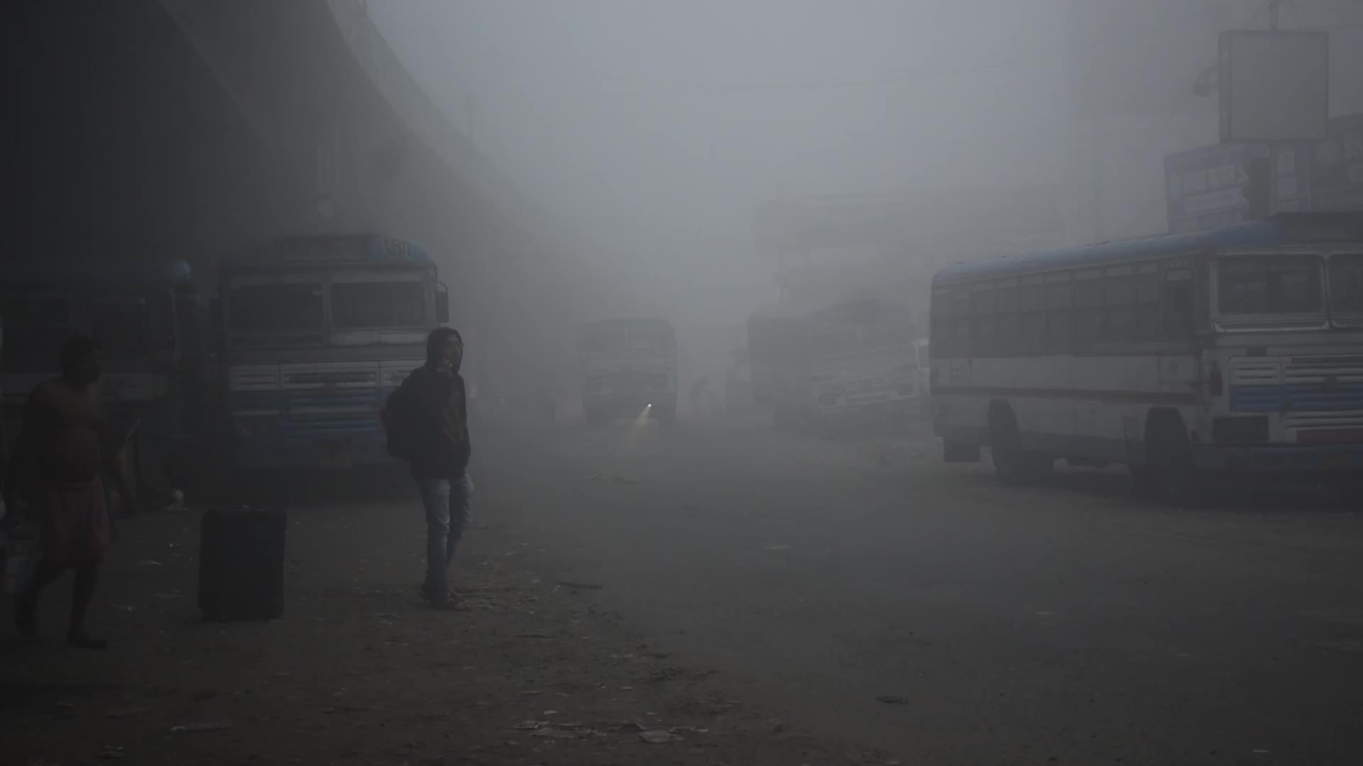 Heavy Fog In Kolkata, India