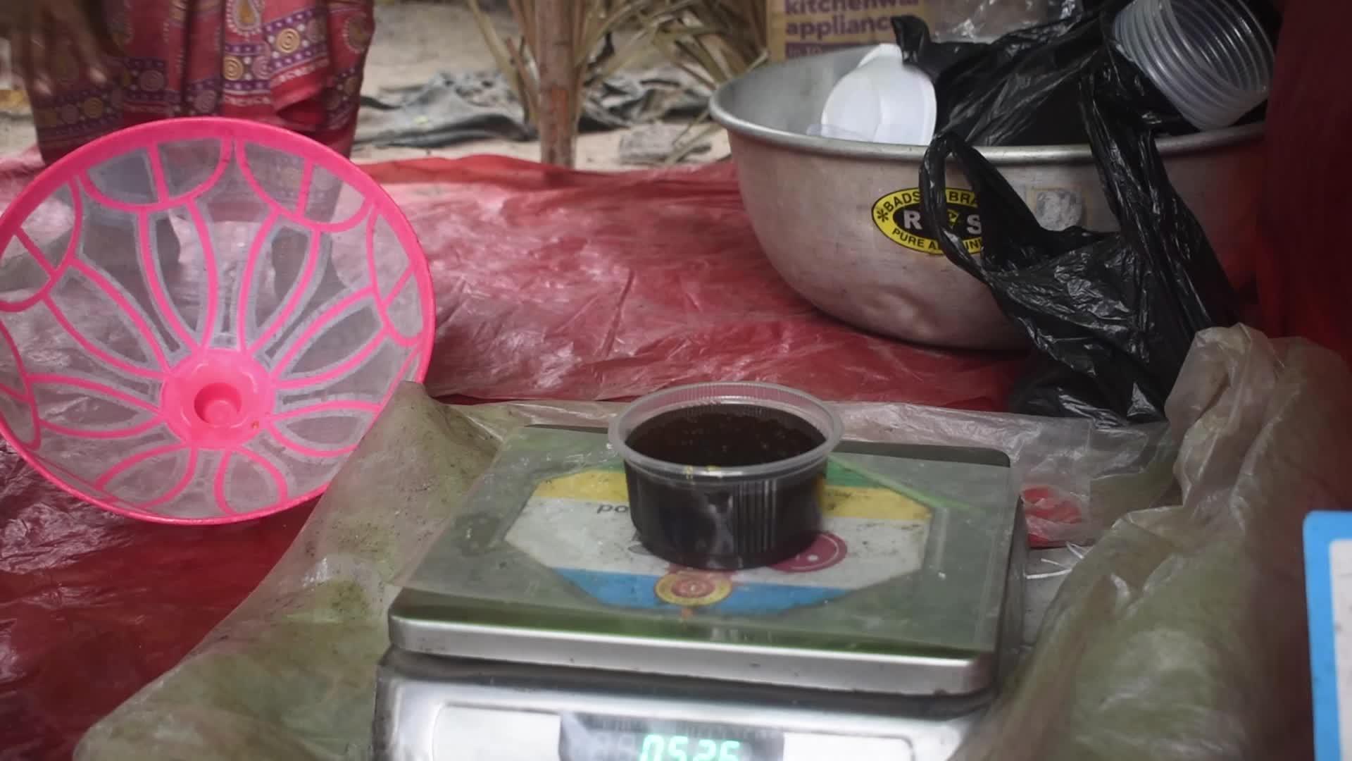 Jaggery making on the outskirts of Kolkata, India