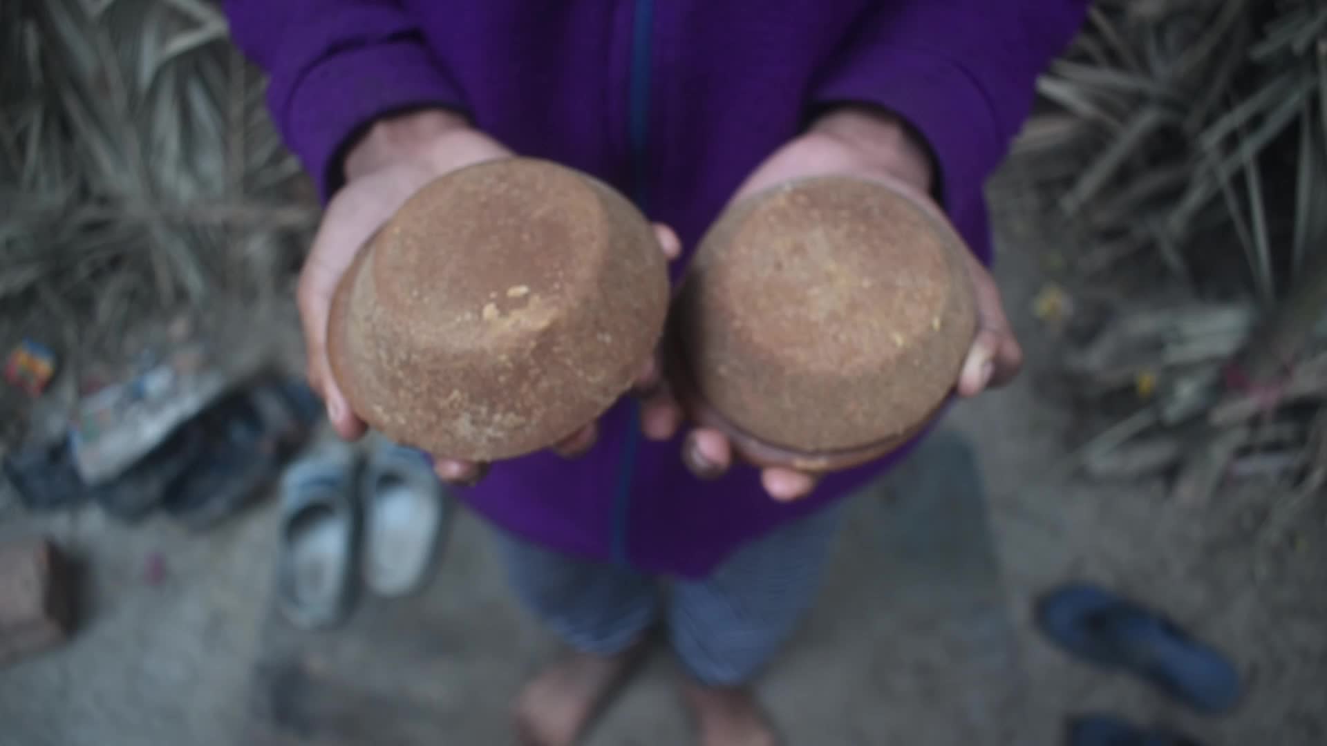 Jaggery making on the outskirts of Kolkata, India