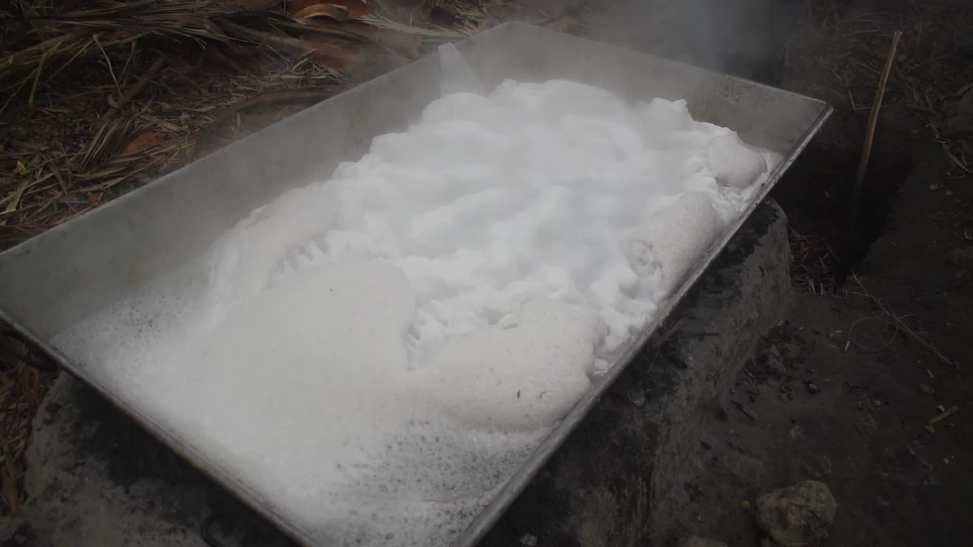 Jaggery making on the outskirts of Kolkata, India
