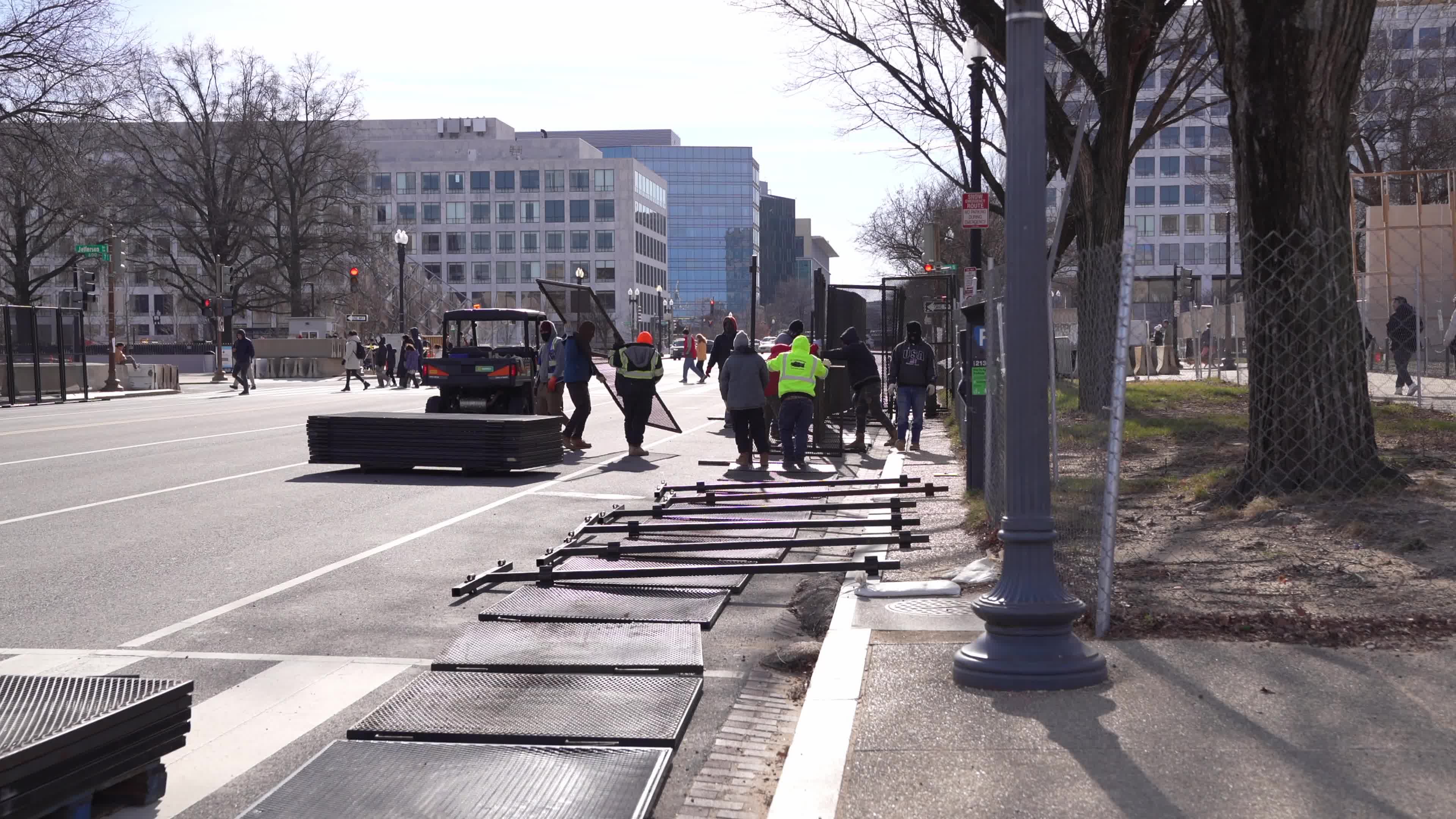 Washington DC getting ready for the 2025 Inauguration 