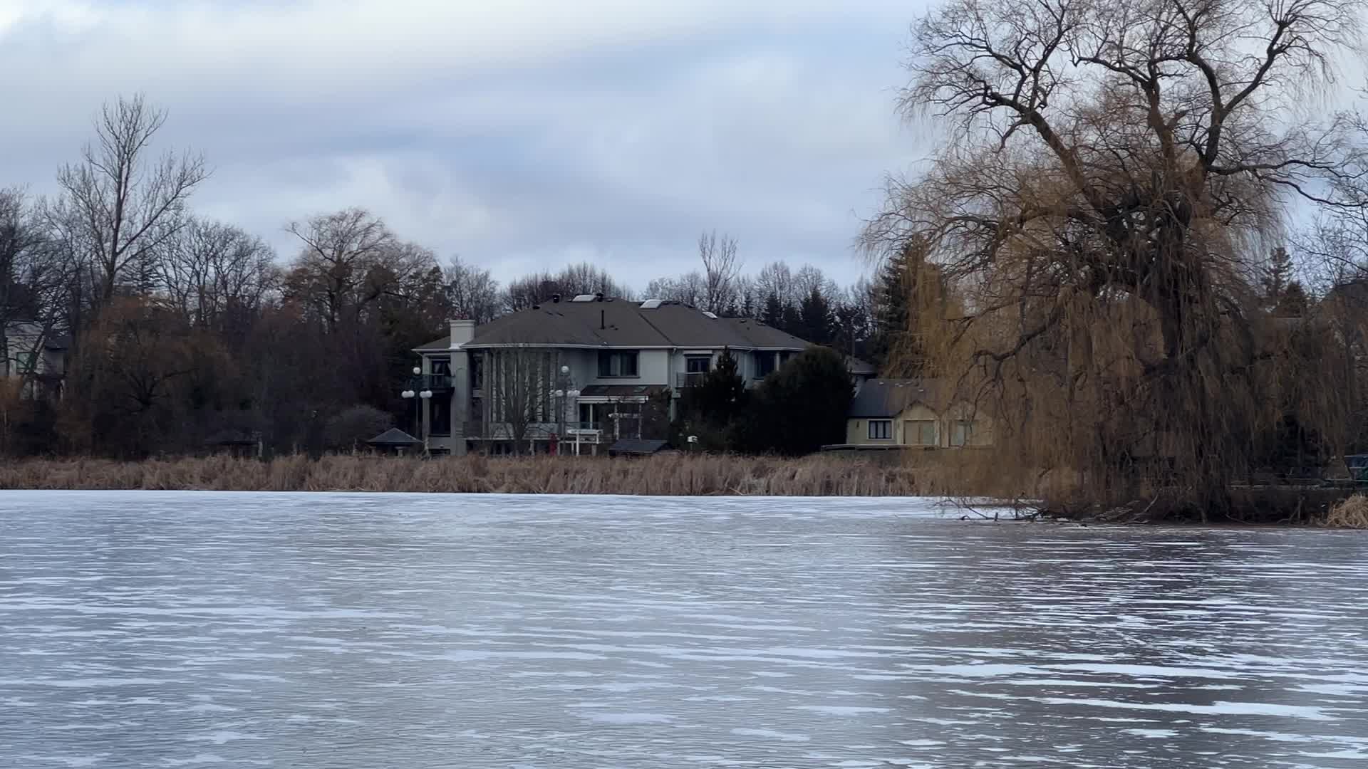 Daily life during winter in Toronto, Canada