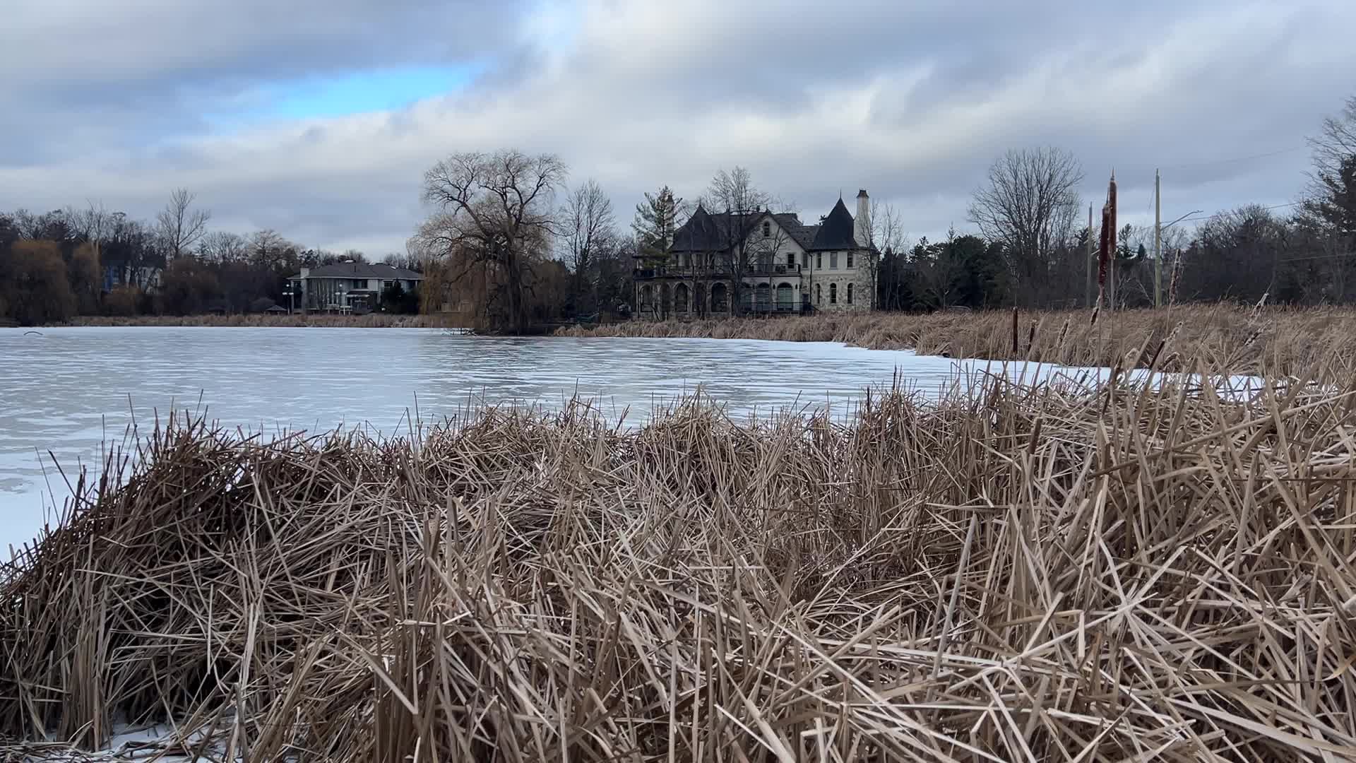 Daily life during winter in Toronto, Canada
