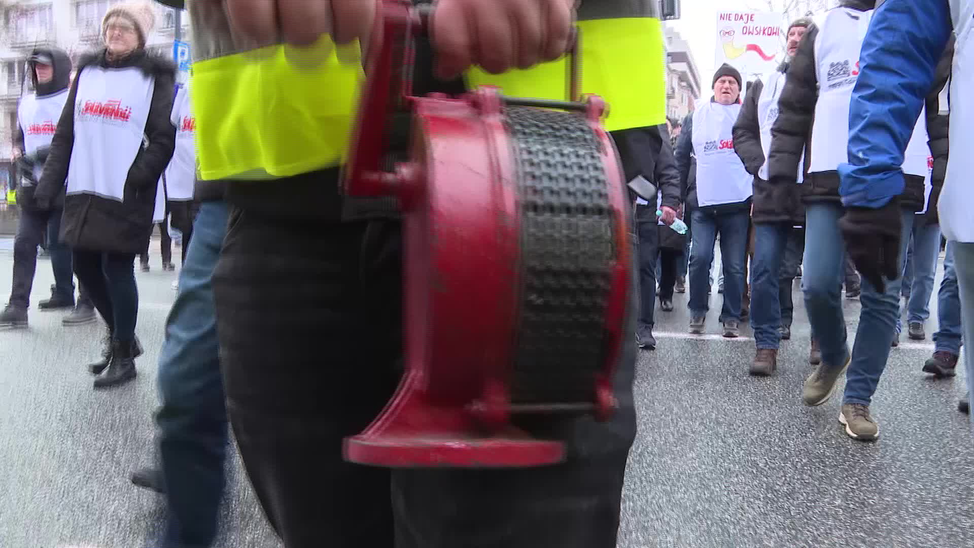 Miners protest in Poland