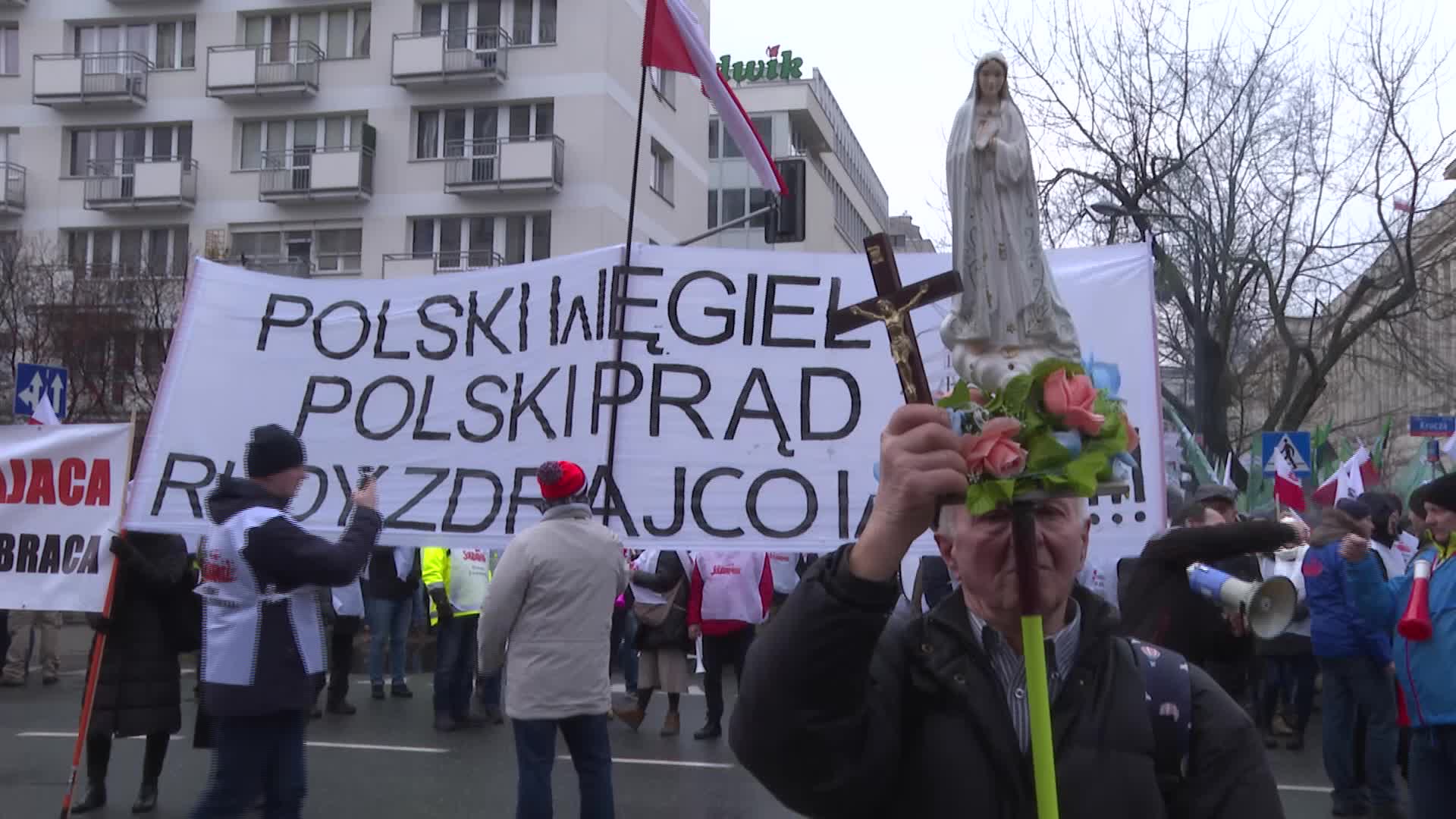 Miners protest in Poland