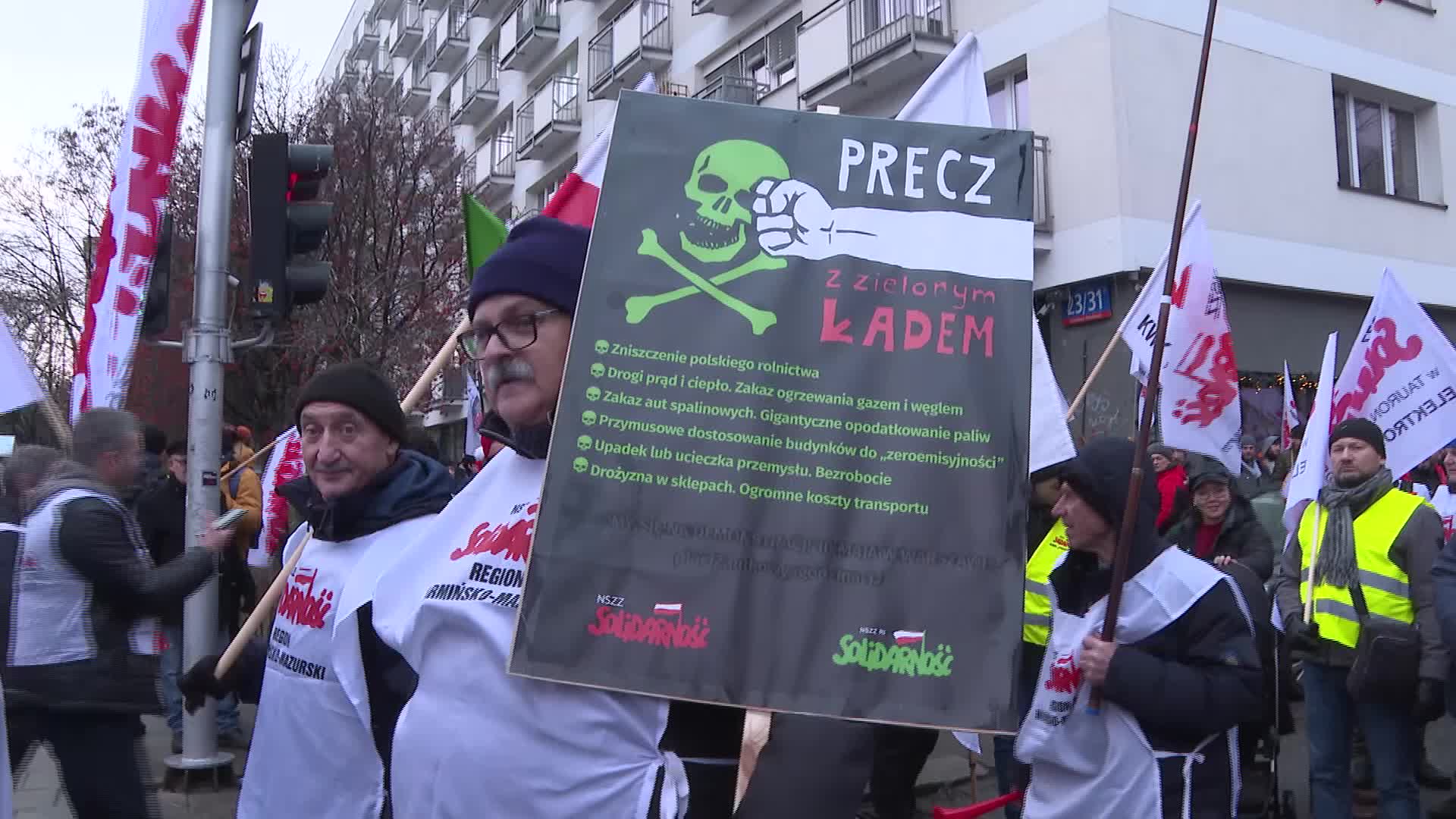 Miners protest in Poland