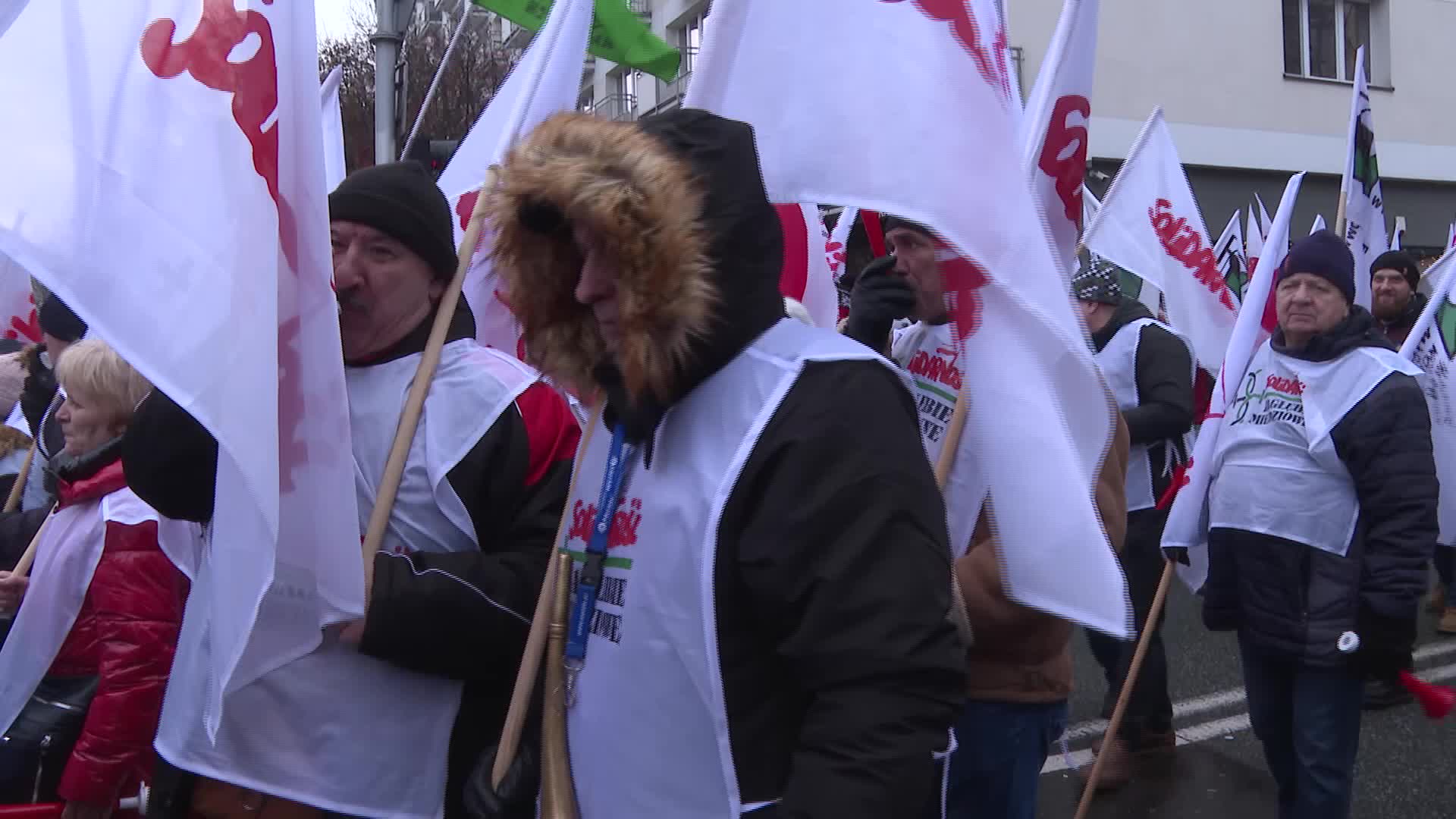 Miners protest in Poland