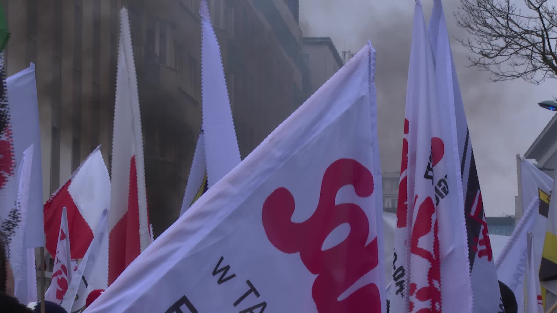 Miners protest in Poland