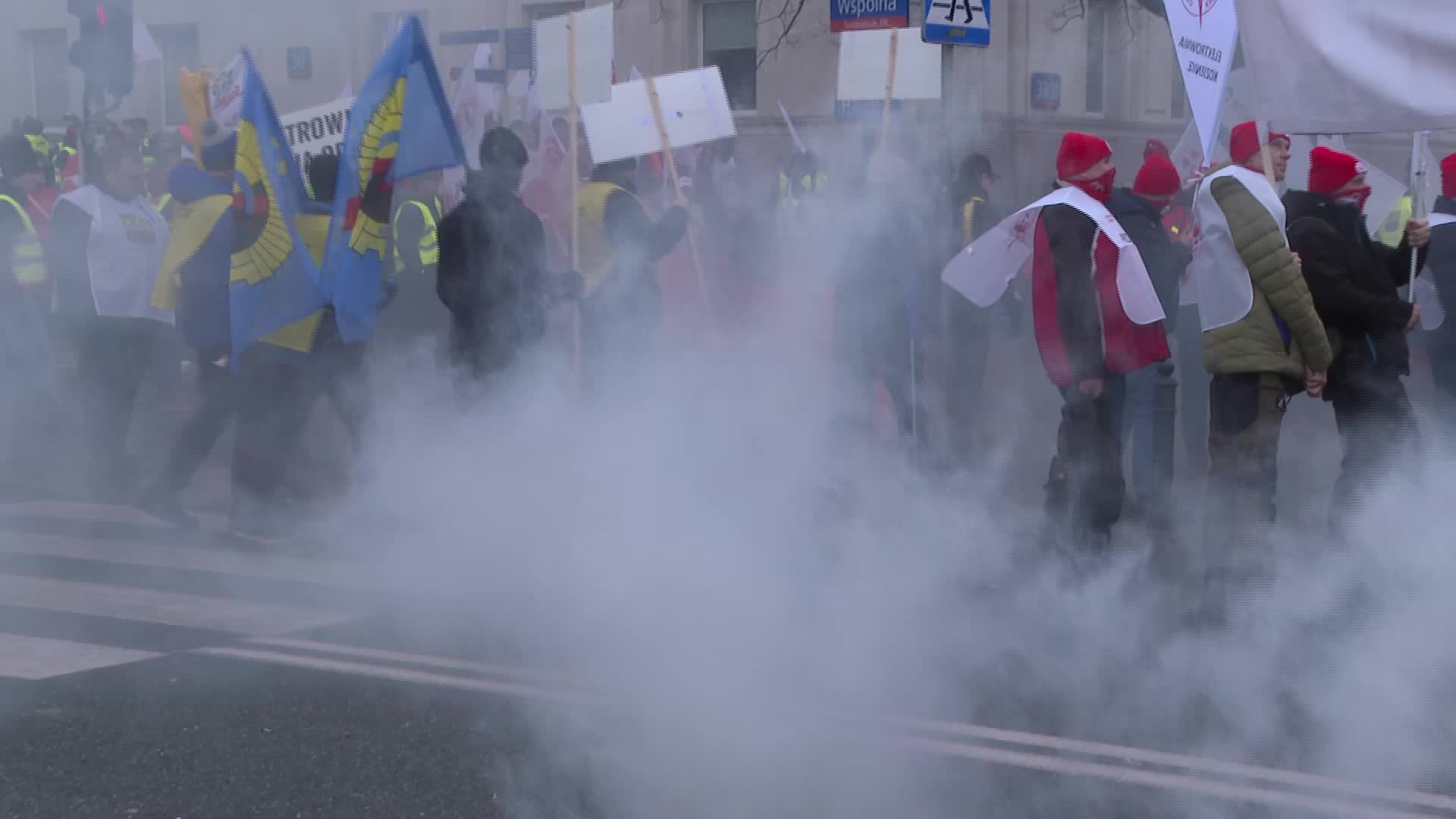 Miners protest in Poland