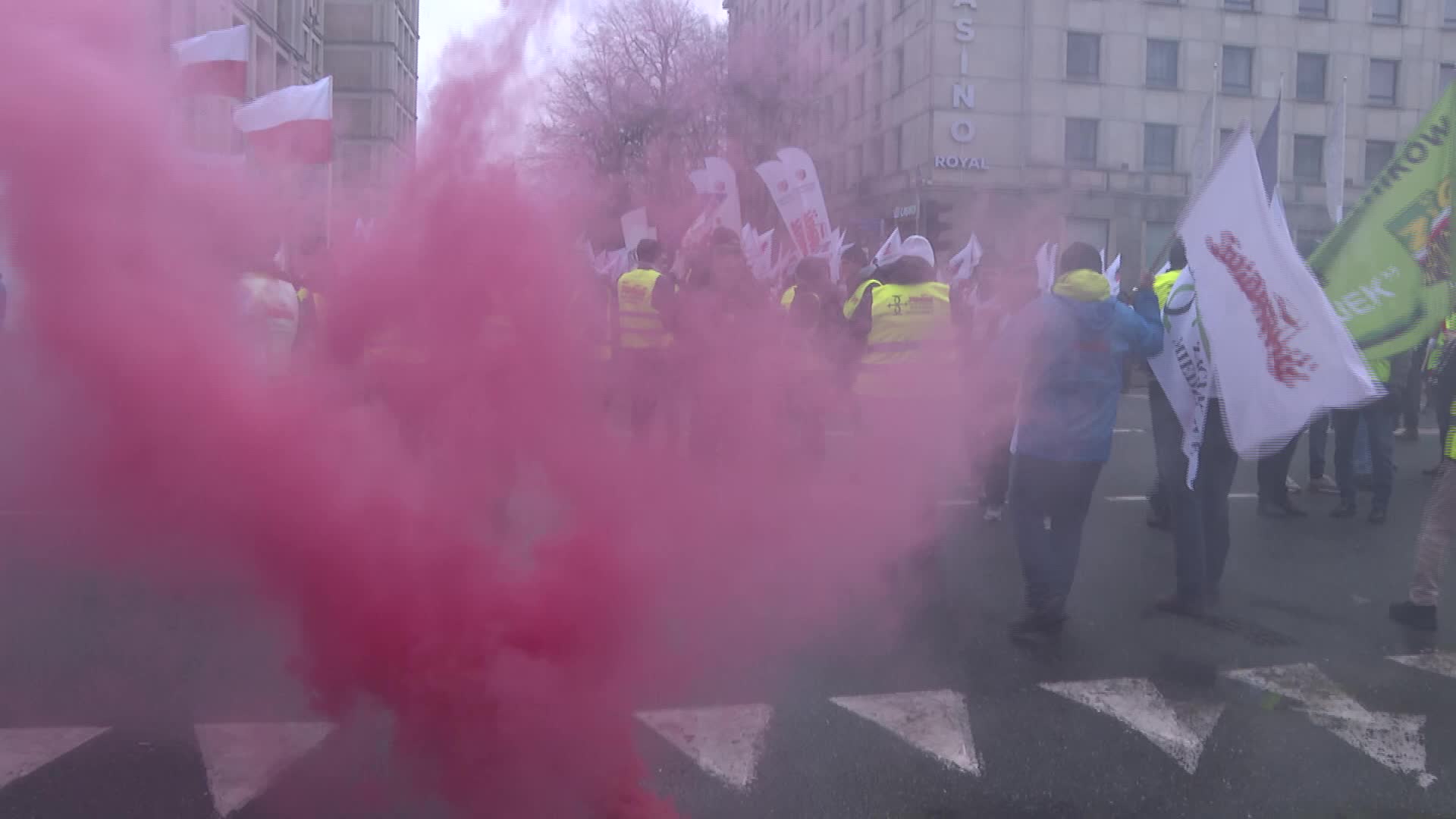 Miners protest in Poland