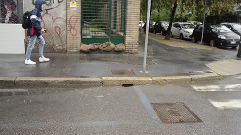 Bad Weather In Milan