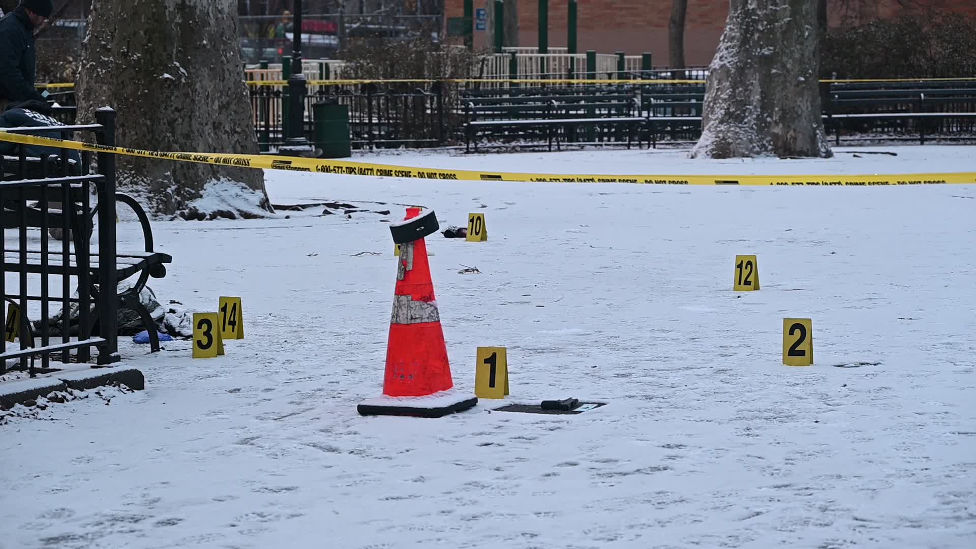 Man Shot Multiple Times And Killed At Carroll Park In Carroll Gardens Brooklyn New York City On Saturday Morning January 11, 2025