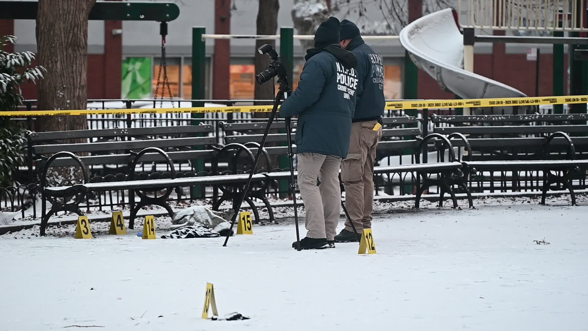Man Shot Multiple Times And Killed At Carroll Park In Carroll Gardens Brooklyn New York City On Saturday Morning January 11, 2025