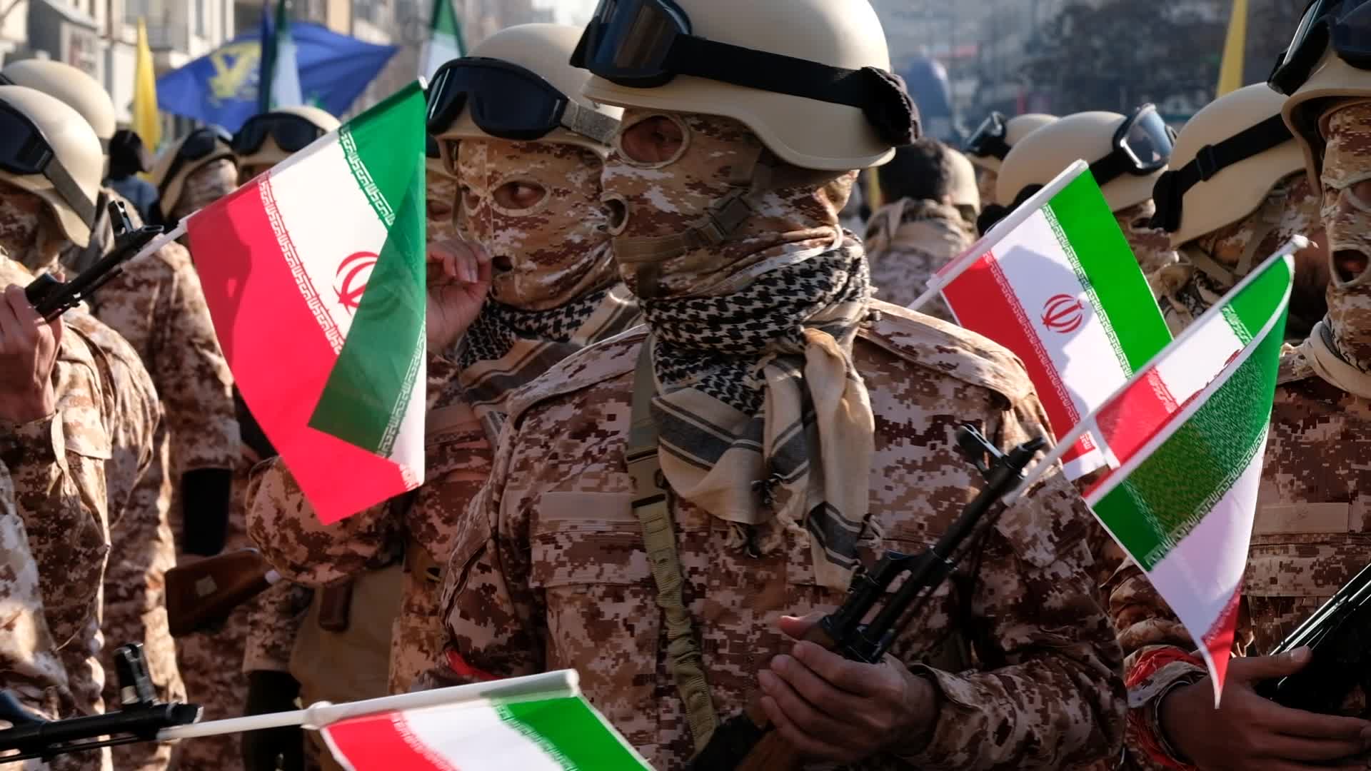IRGC military rally