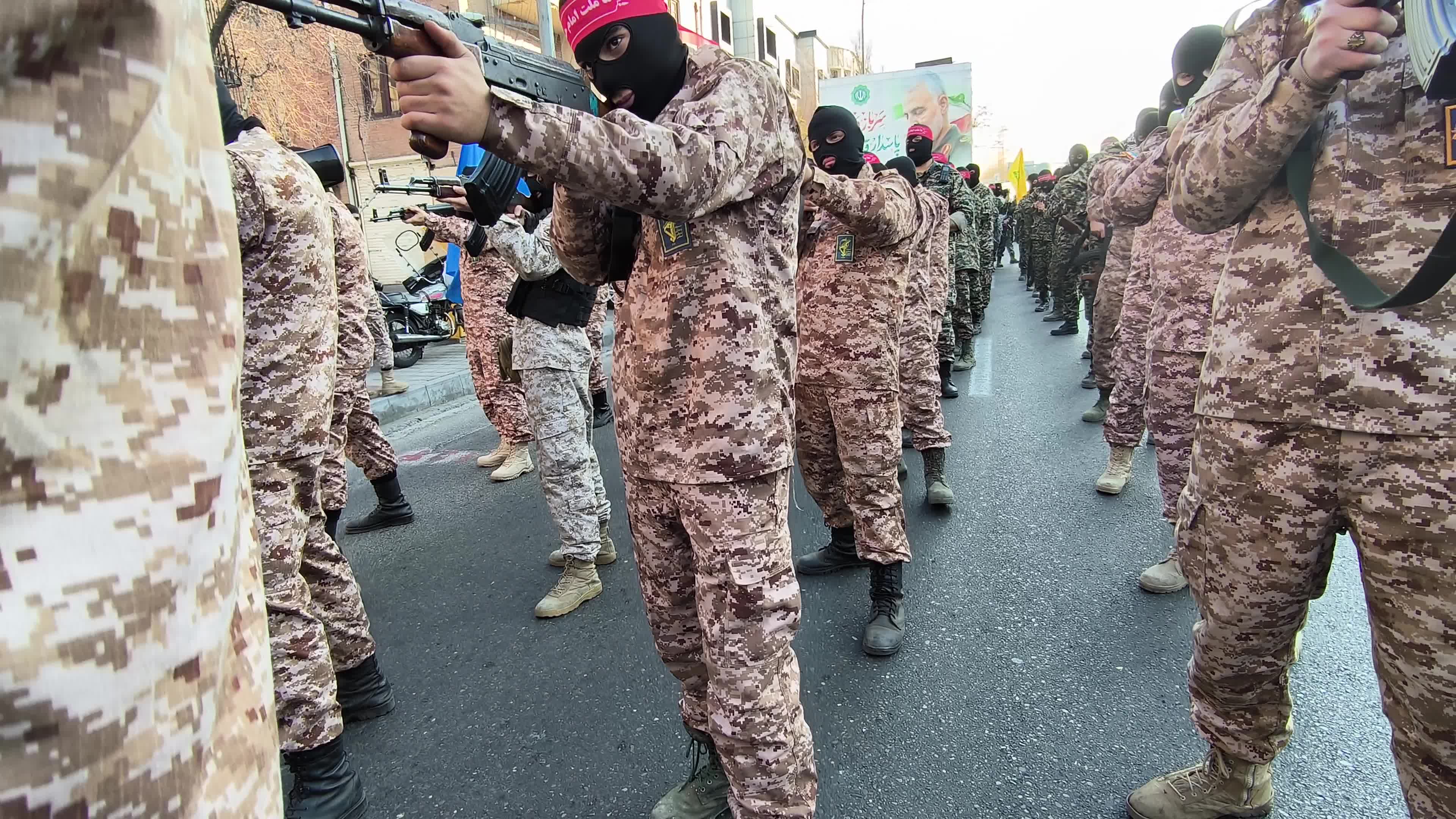 IRGC military rally