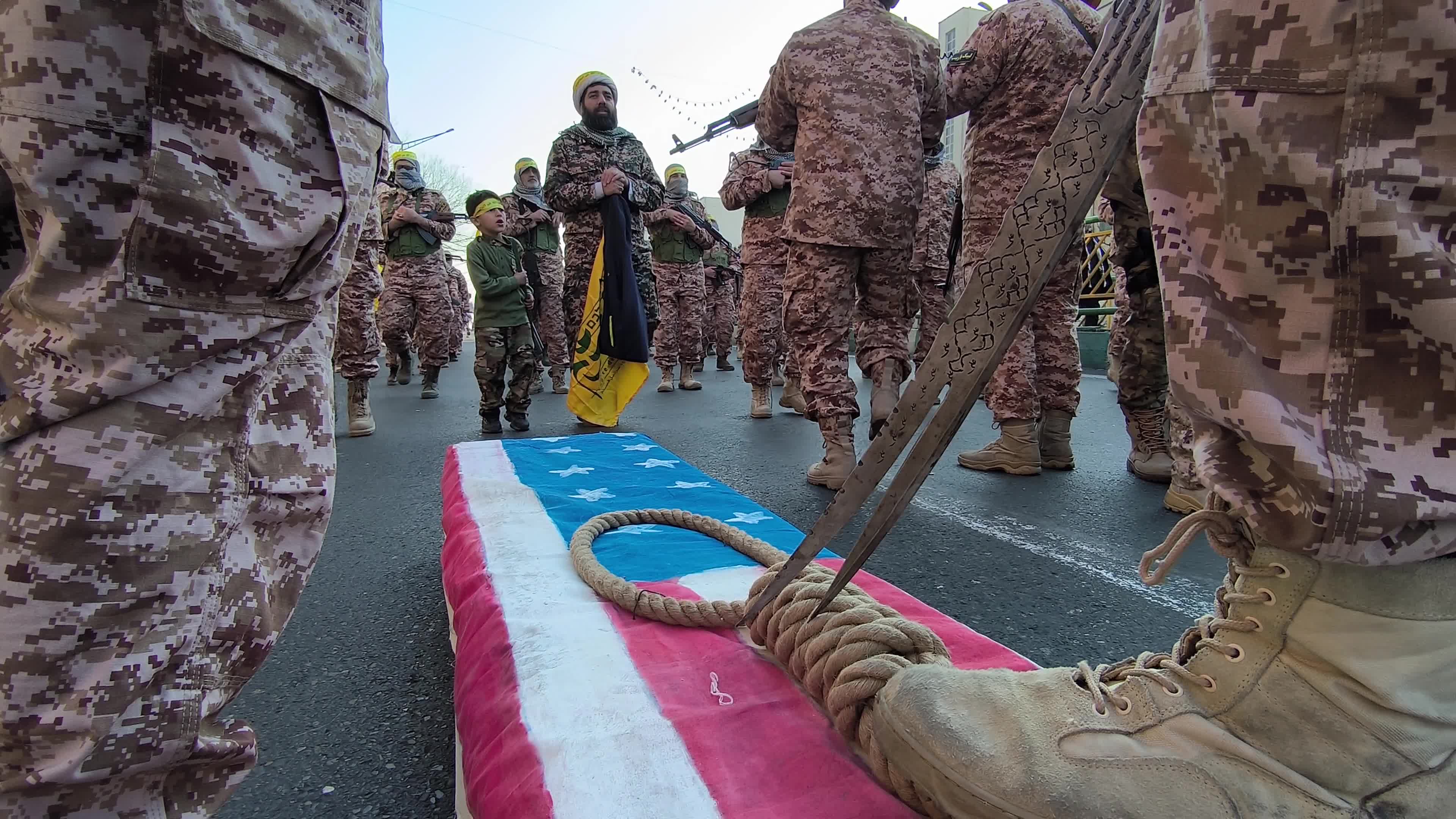 IRGC military rally