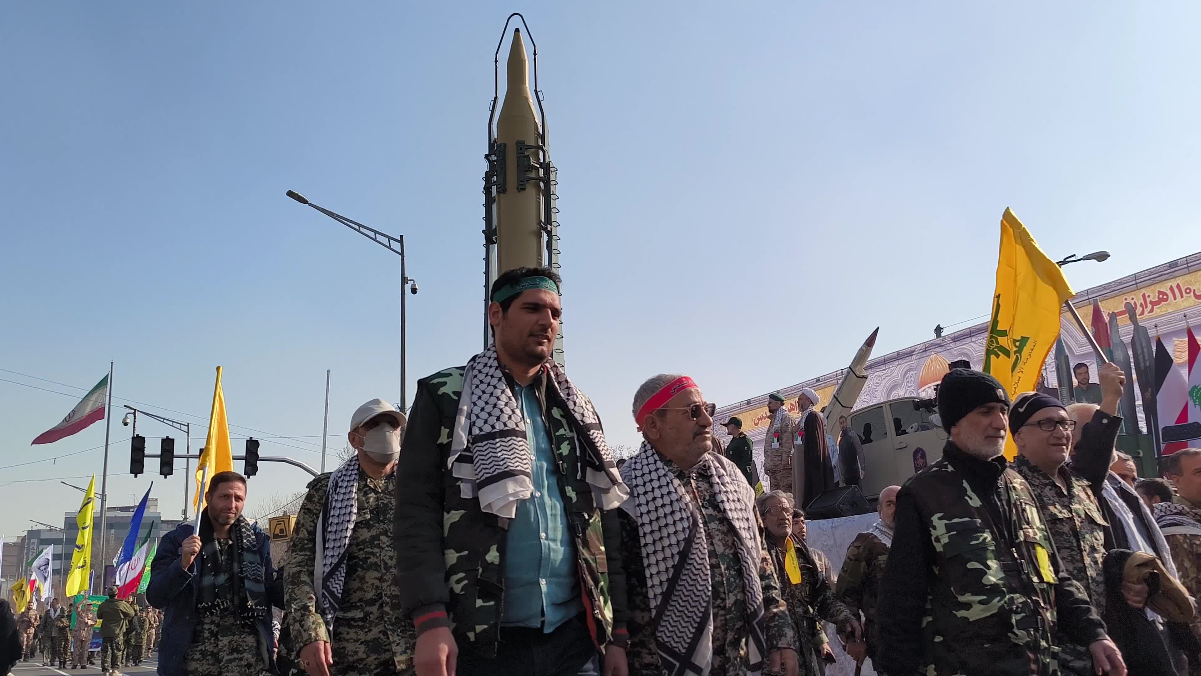 IRGC military rally