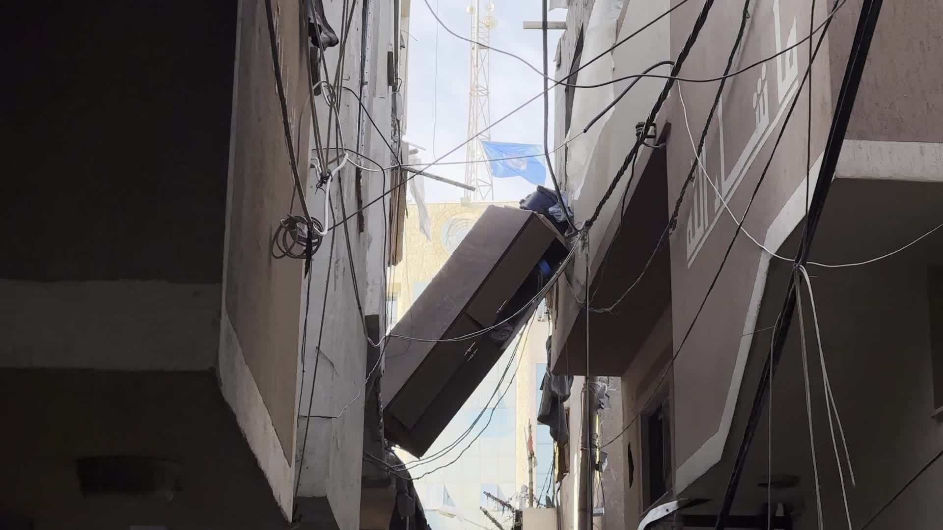 Israeli Airstrike In Deir el-Balah, Gaza, Amid Hamas-Israel Conflict