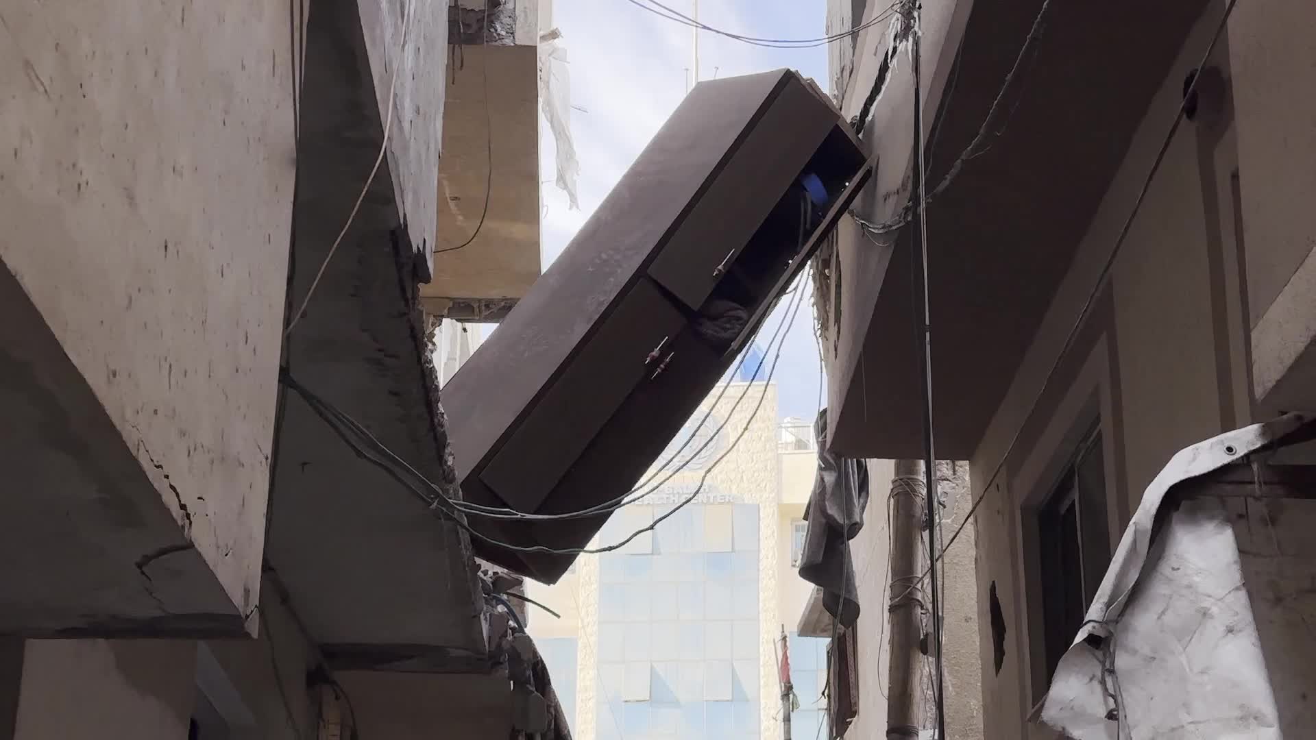 Israeli Airstrike In Deir el-Balah, Gaza, Amid Hamas-Israel Conflict
