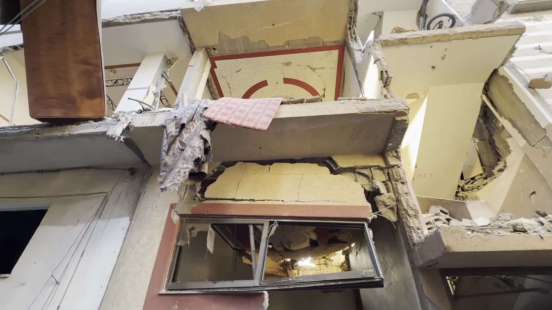 Israeli Airstrike In Deir el-Balah, Gaza, Amid Hamas-Israel Conflict