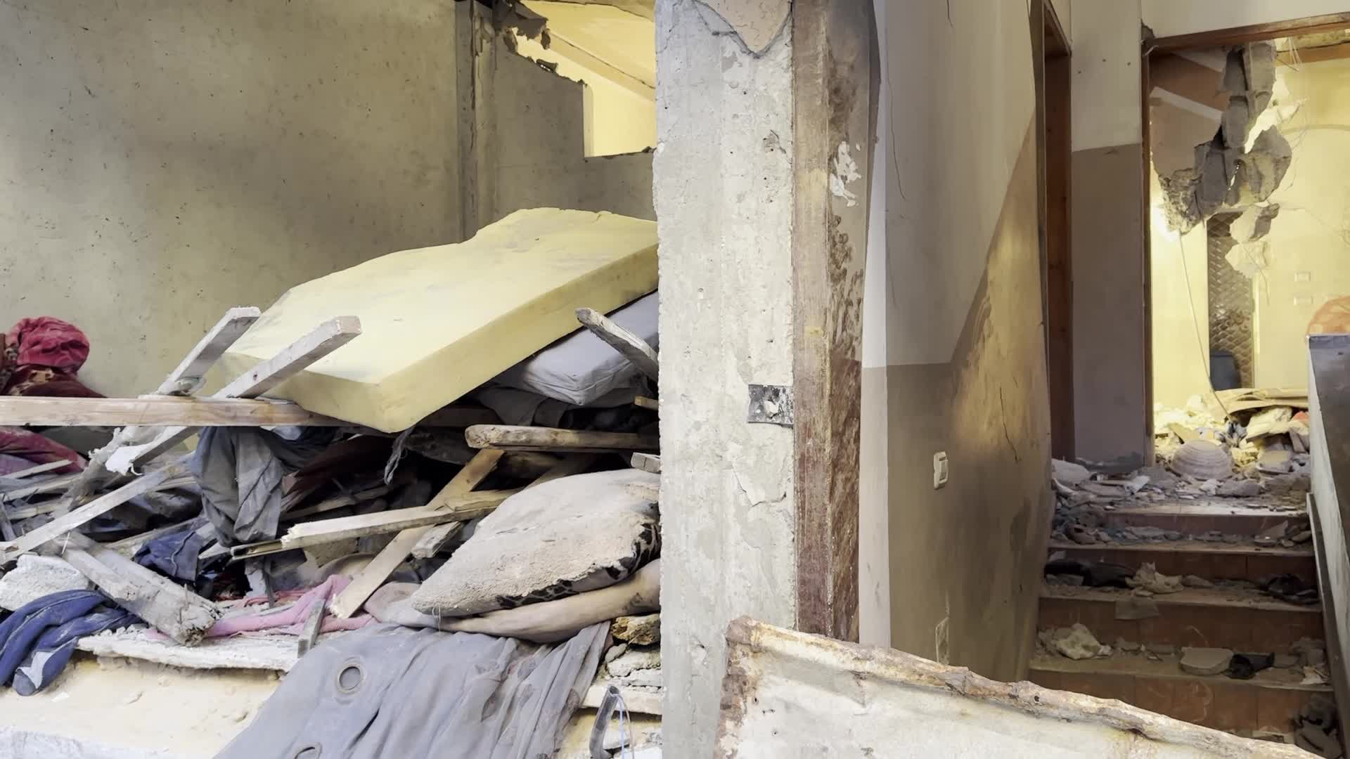 Israeli Airstrike In Deir el-Balah, Gaza, Amid Hamas-Israel Conflict