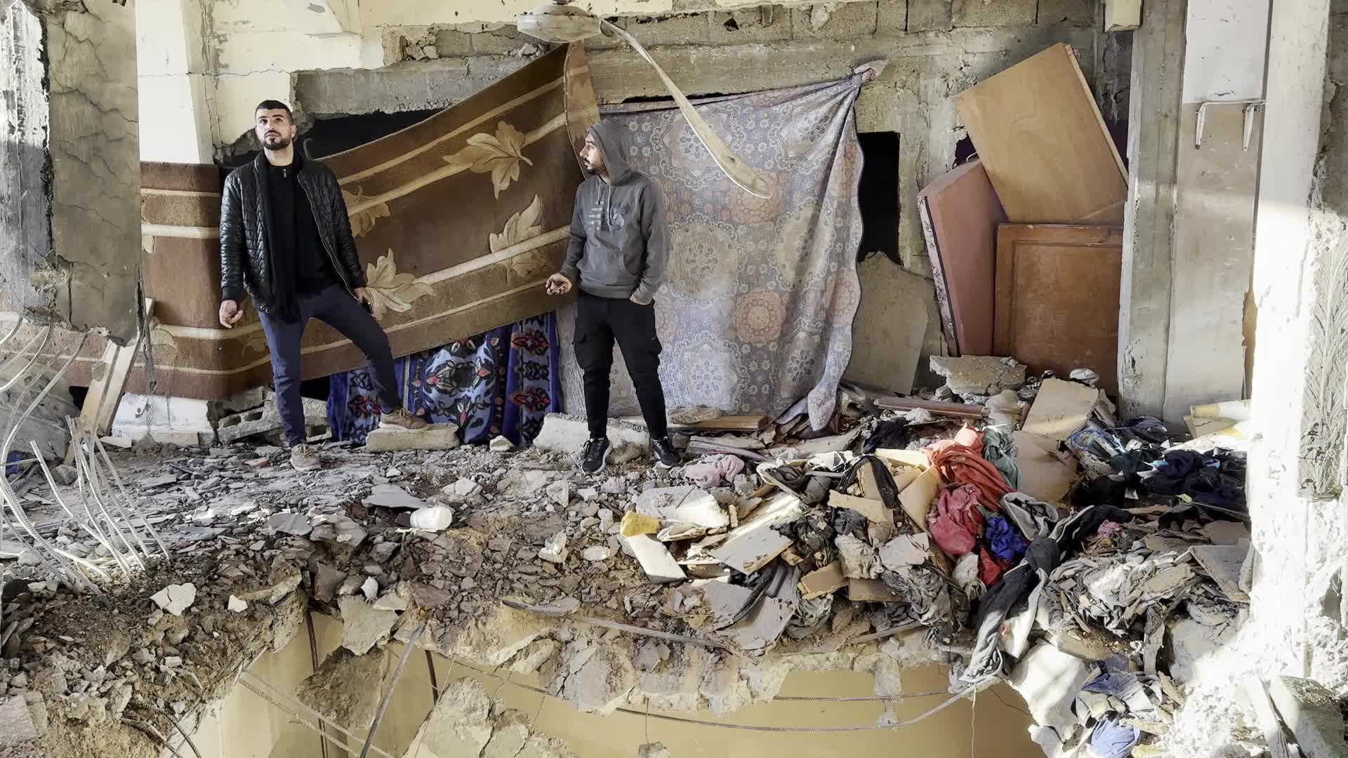 Israeli Airstrike In Deir el-Balah, Gaza, Amid Hamas-Israel Conflict