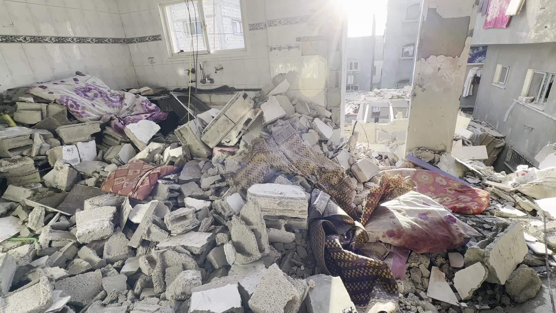 Israeli Airstrike In Deir el-Balah, Gaza, Amid Hamas-Israel Conflict