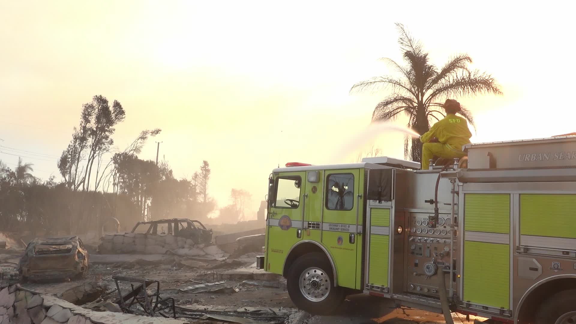 Wildfires Continue In Los Angeles County