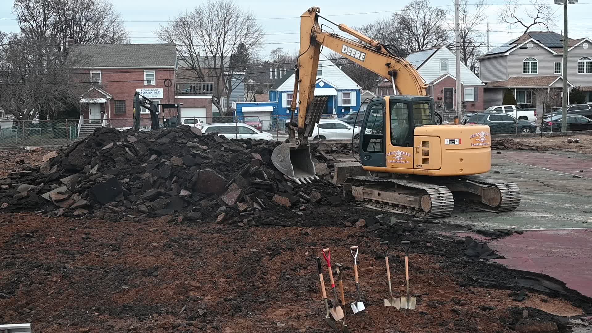 Mayor Andre Sayegh Breaks Ground On Renovation Of Paterson New Jersey School 25 Tennis Courts