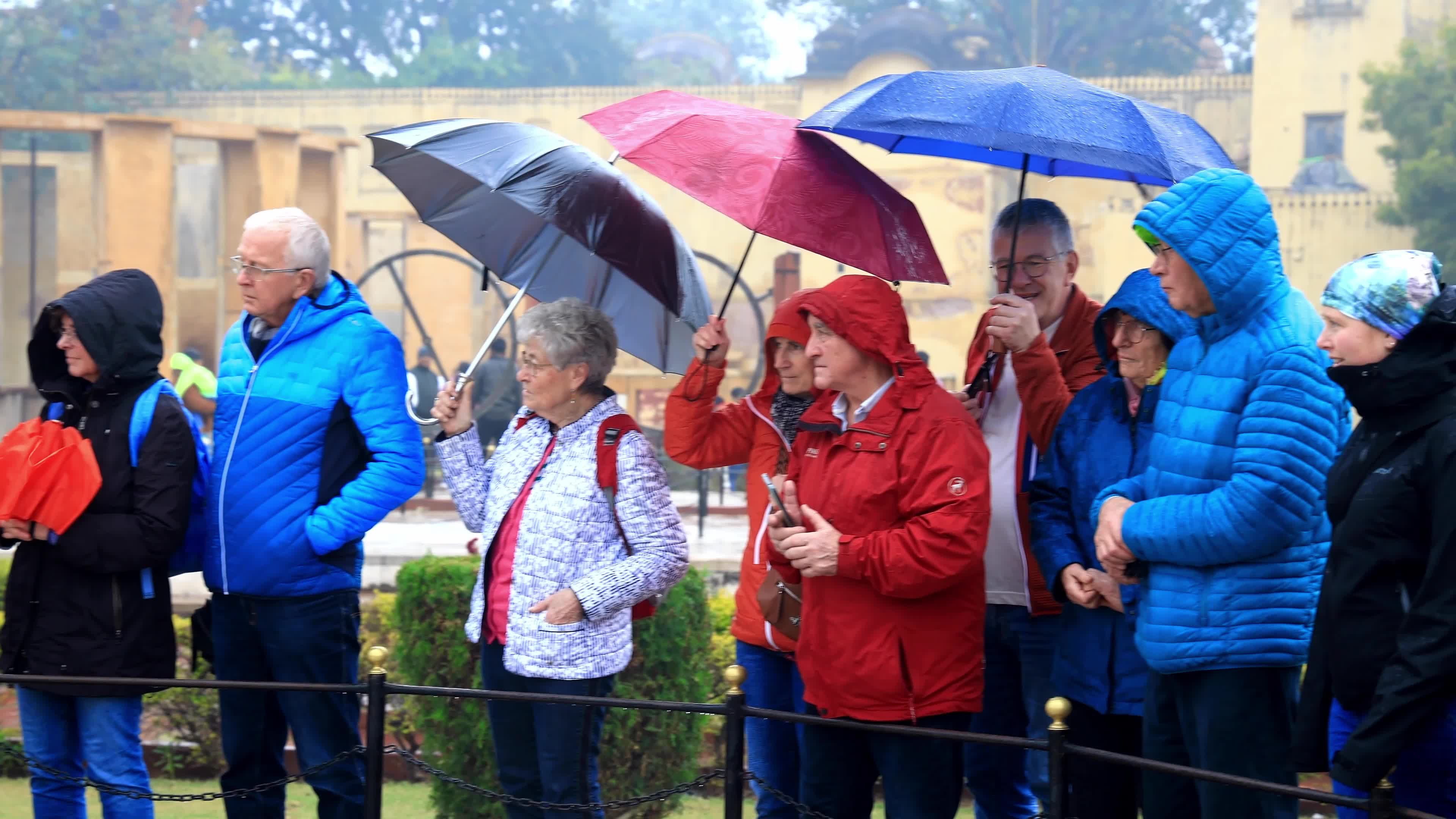  Tourists Visit Jantar Mantar in Jaipur 