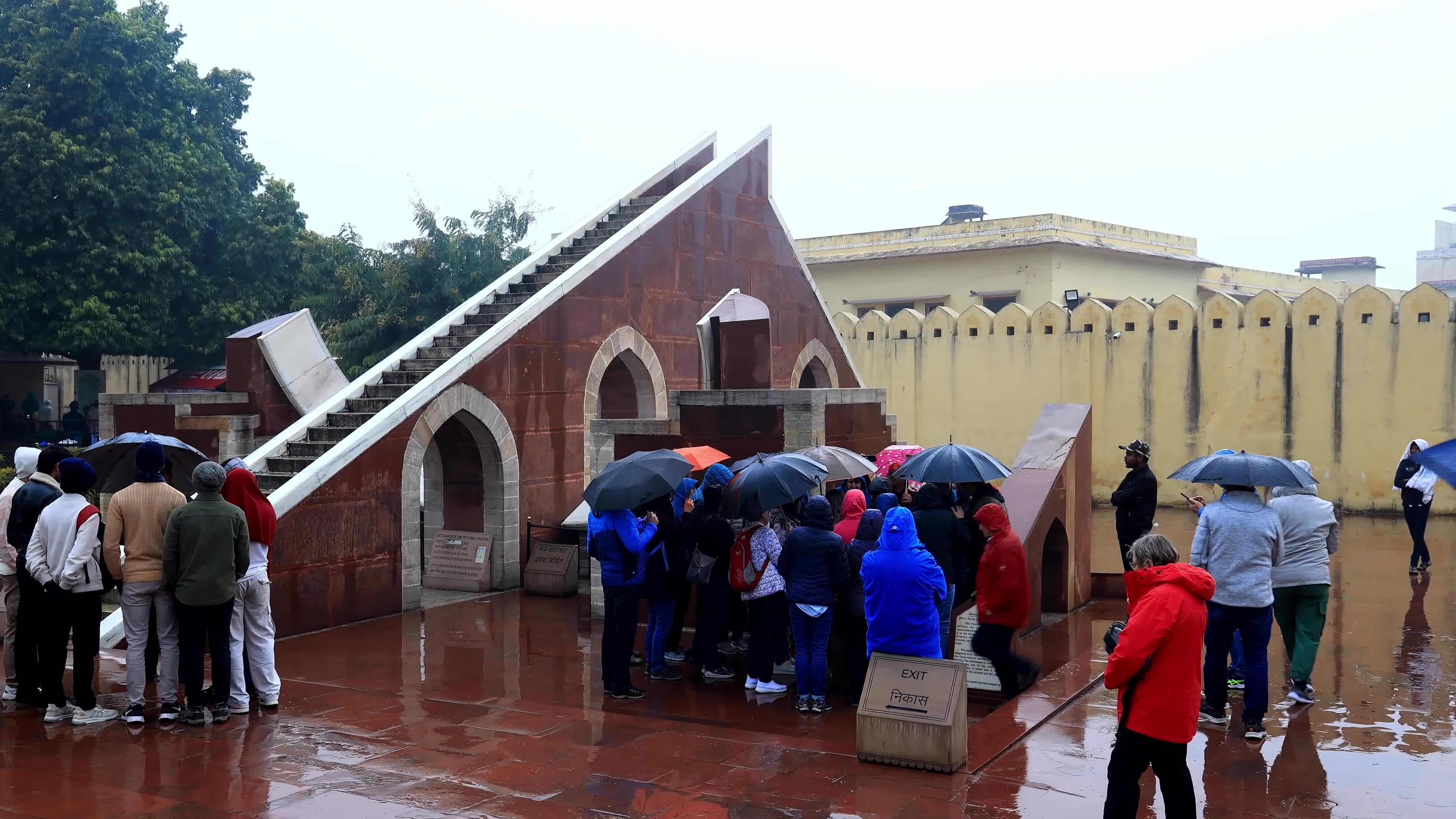  Tourists Visit Jantar Mantar in Jaipur 