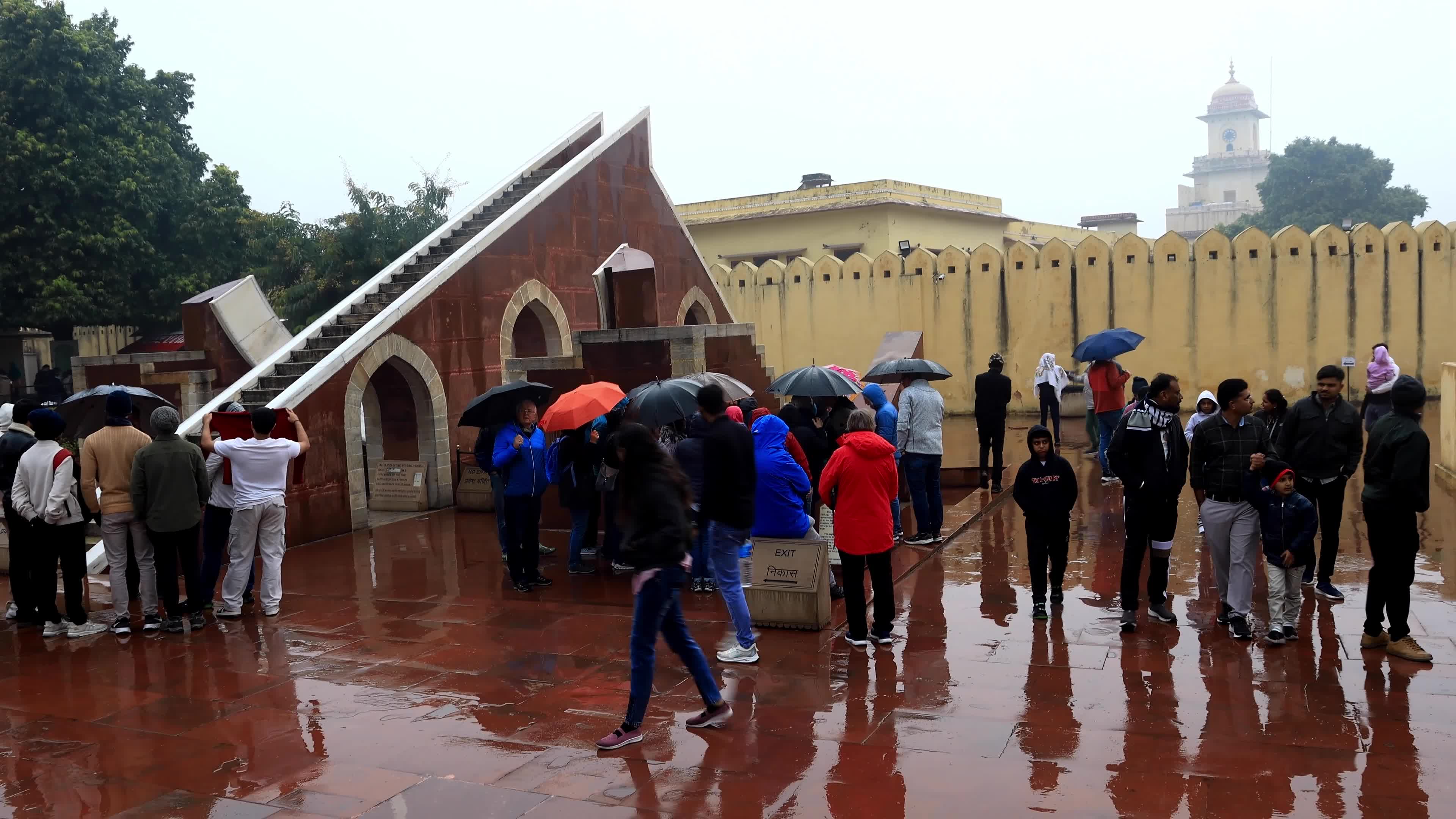  Tourists Visit Jantar Mantar in Jaipur 