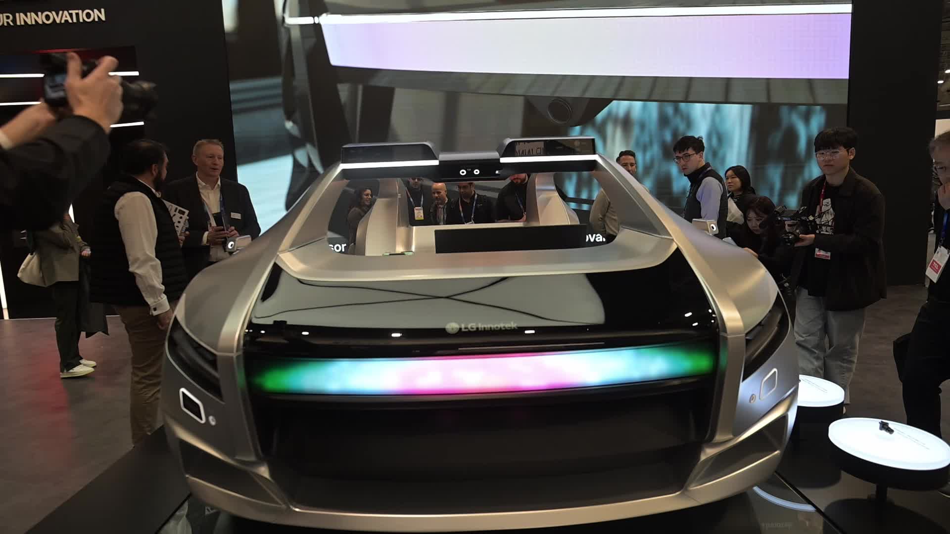 LG Innotek Futuristic Advanced Self-Driving EV at CES 2025