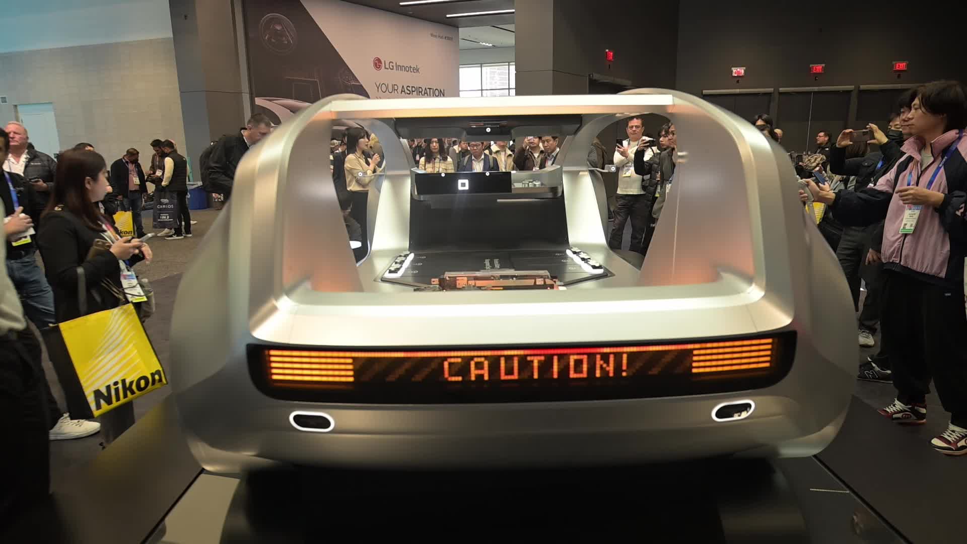 LG Innotek Futuristic Advanced Self-Driving EV at CES 2025