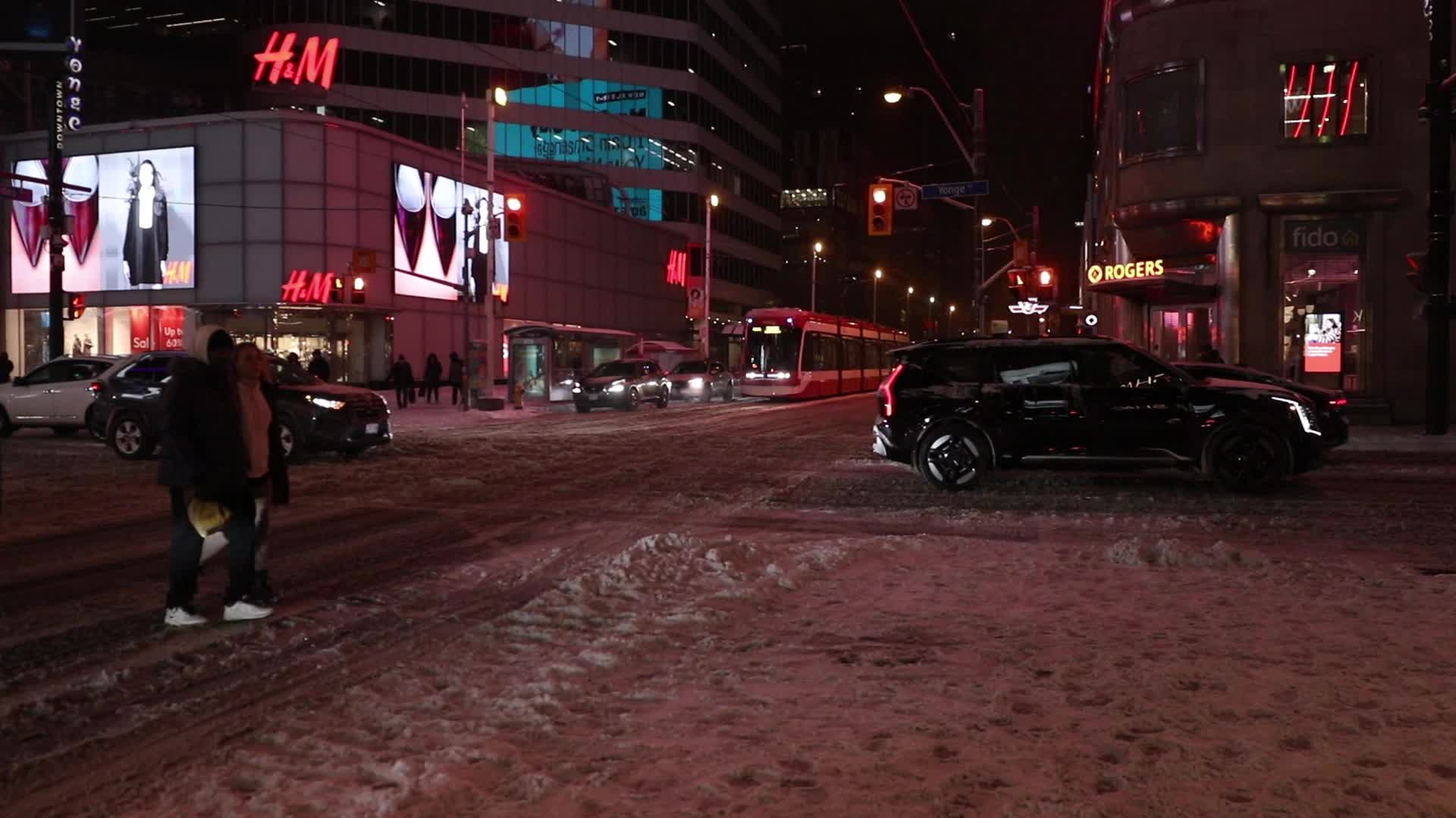 Cold Weather In Toronto, Canada