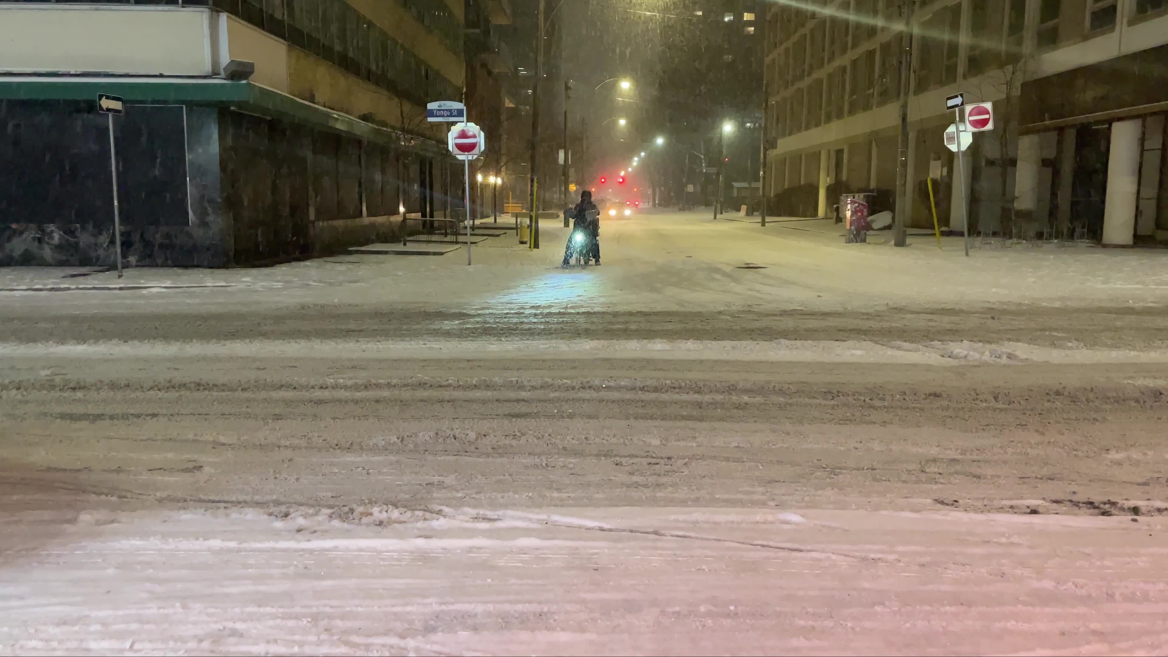 Cold Weather In Toronto, Canada