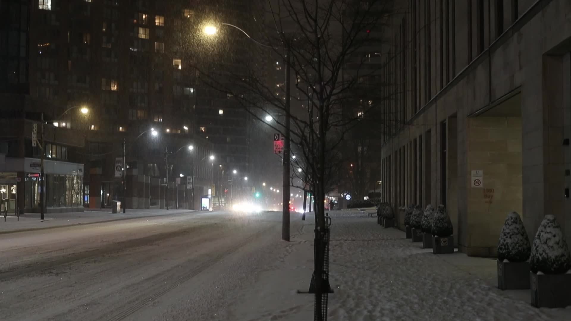 Cold Weather In Toronto, Canada