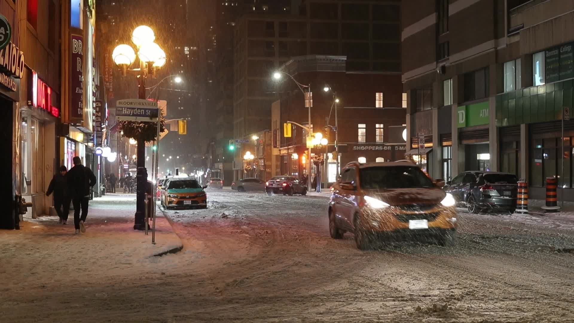 Cold Weather In Toronto, Canada