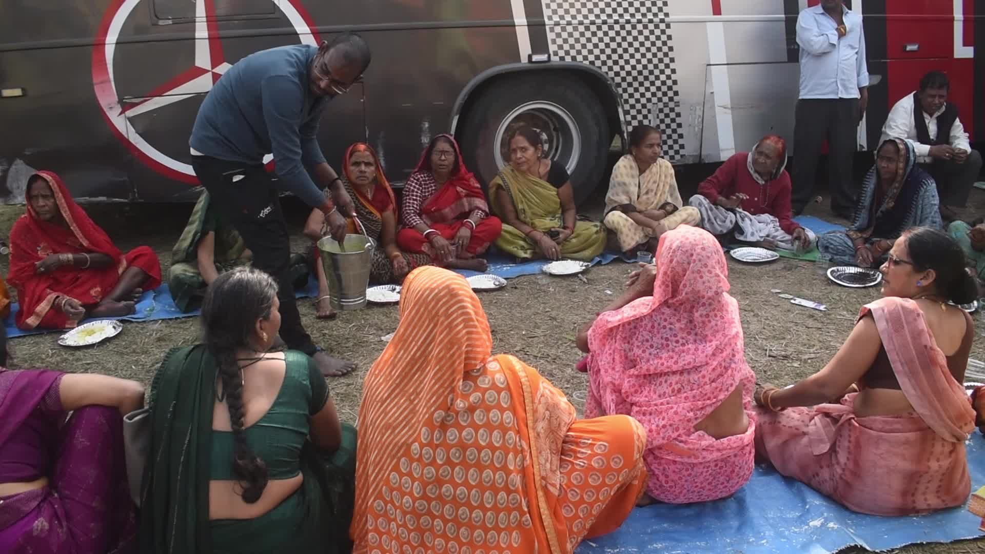 Ganga Sagar Fair on the occasion of Makar Sankranti festival in India
