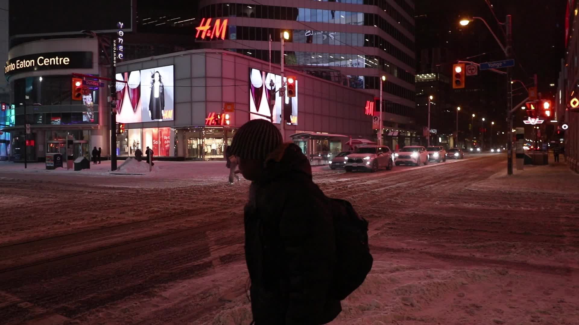 Cold Weather In Toronto, Canada