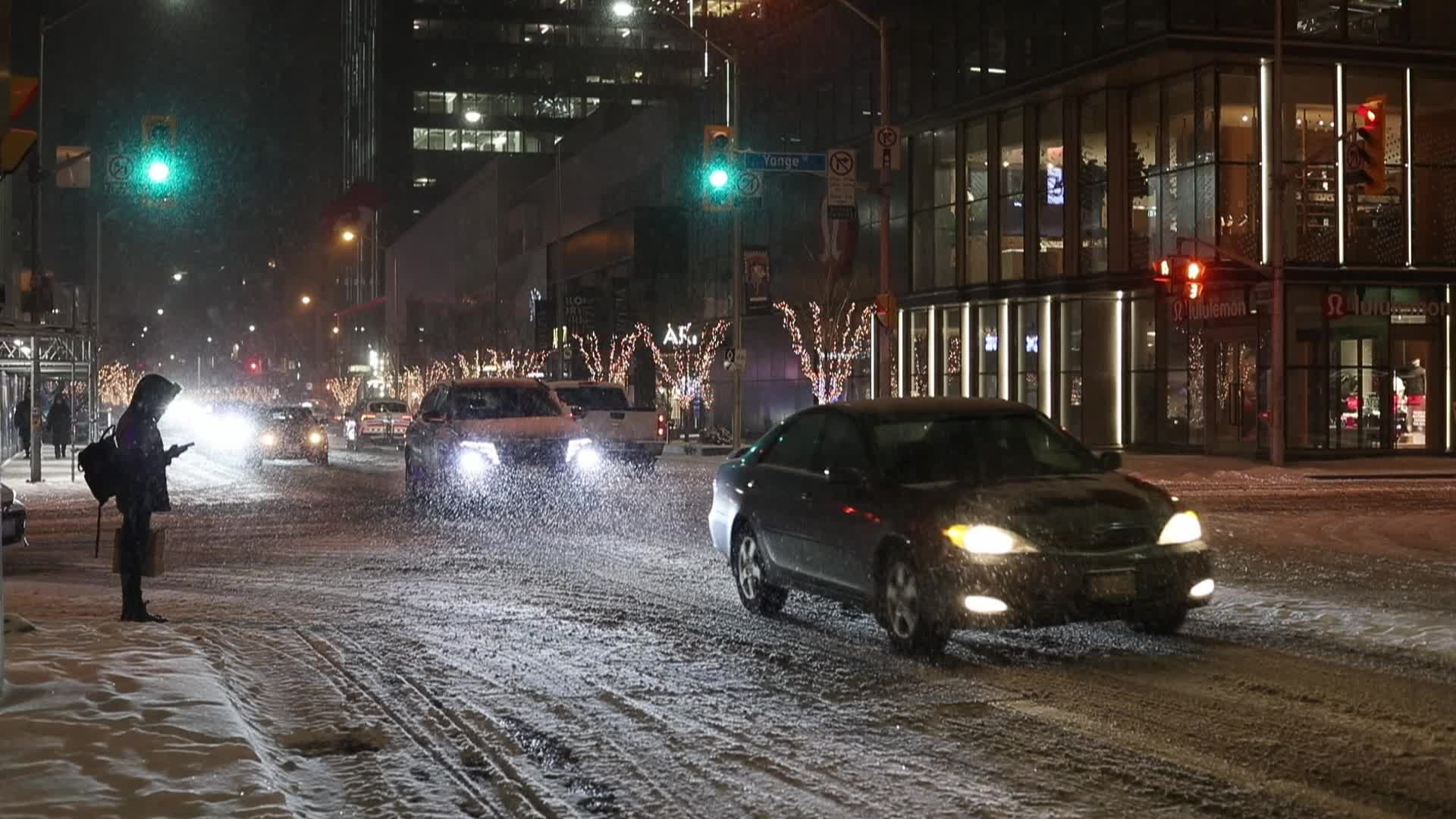 Cold Weather In Toronto, Canada