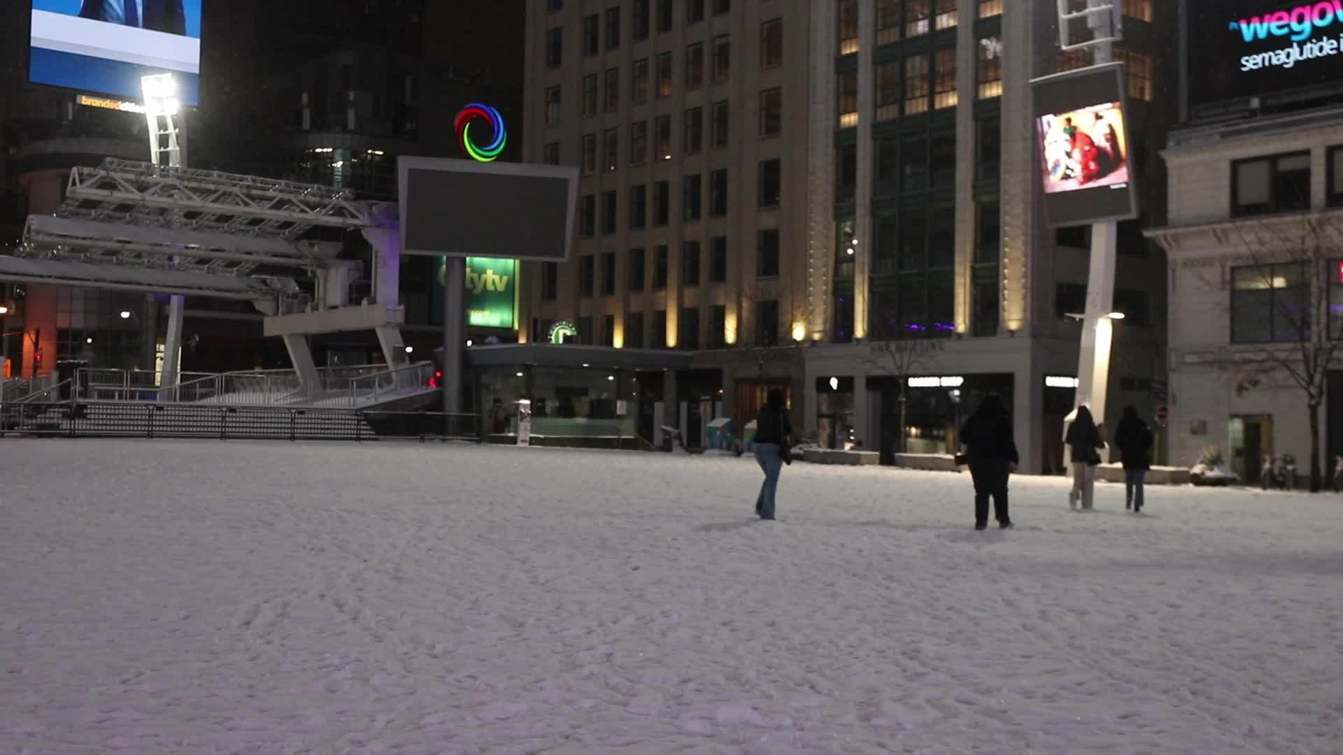 Cold Weather In Toronto, Canada