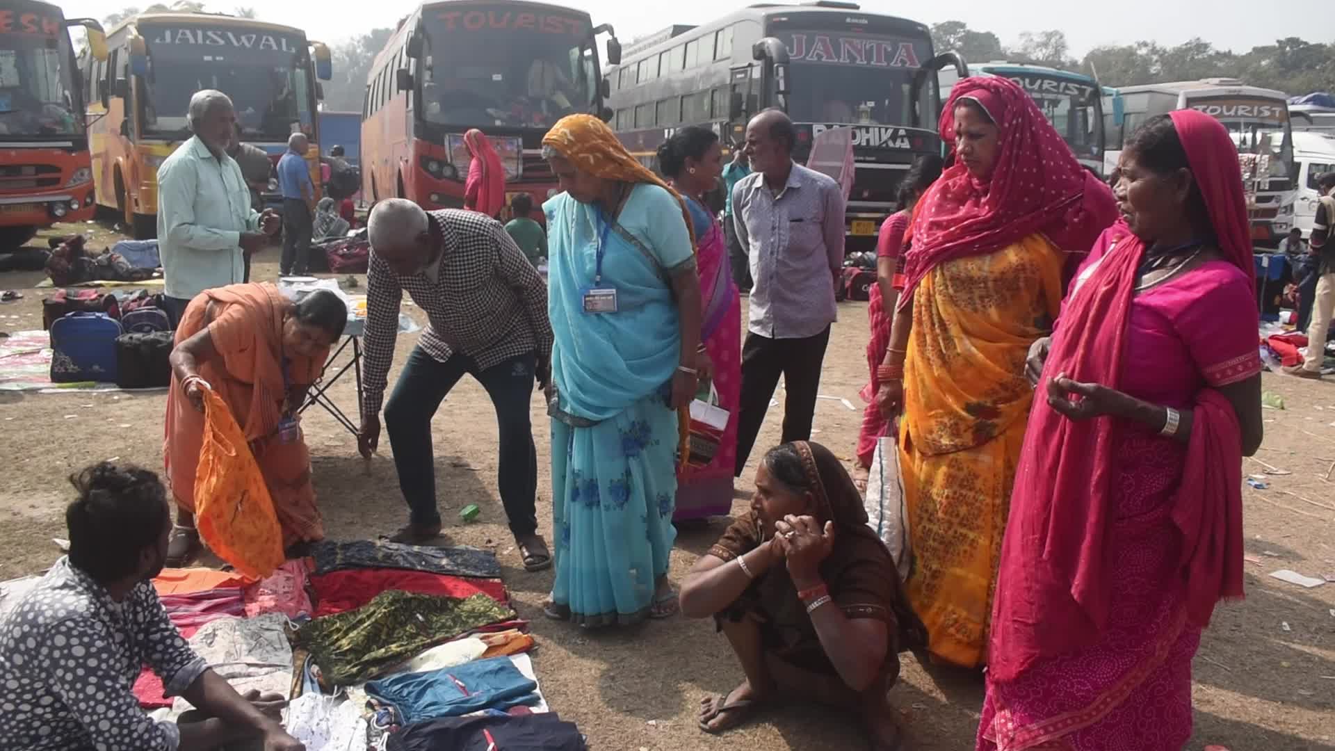 Ganga Sagar Fair on the occasion of Makar Sankranti festival in India