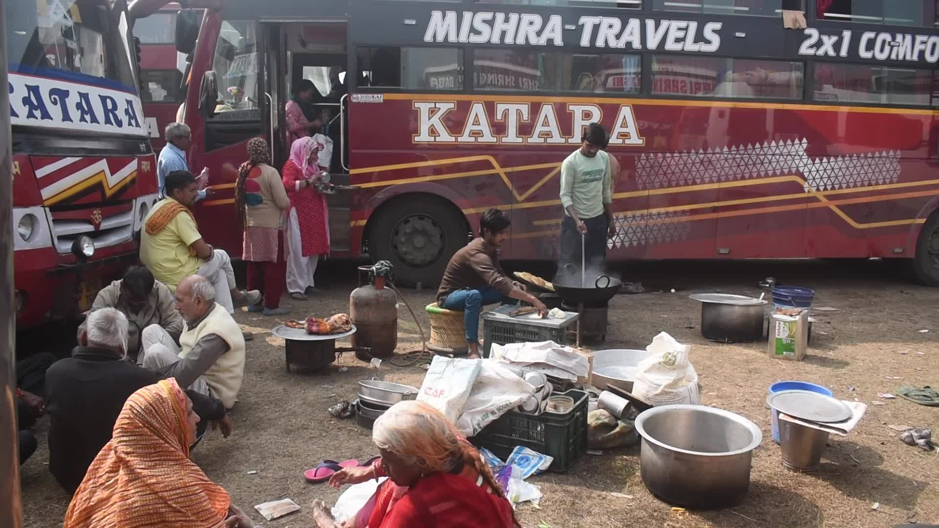 Ganga Sagar Fair on the occasion of Makar Sankranti festival in India